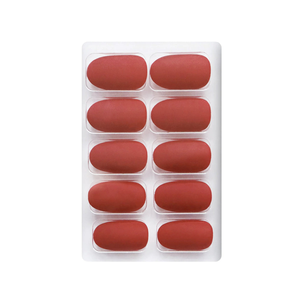 Matte Solid Color Nails Oval(SPN657-SPN666)