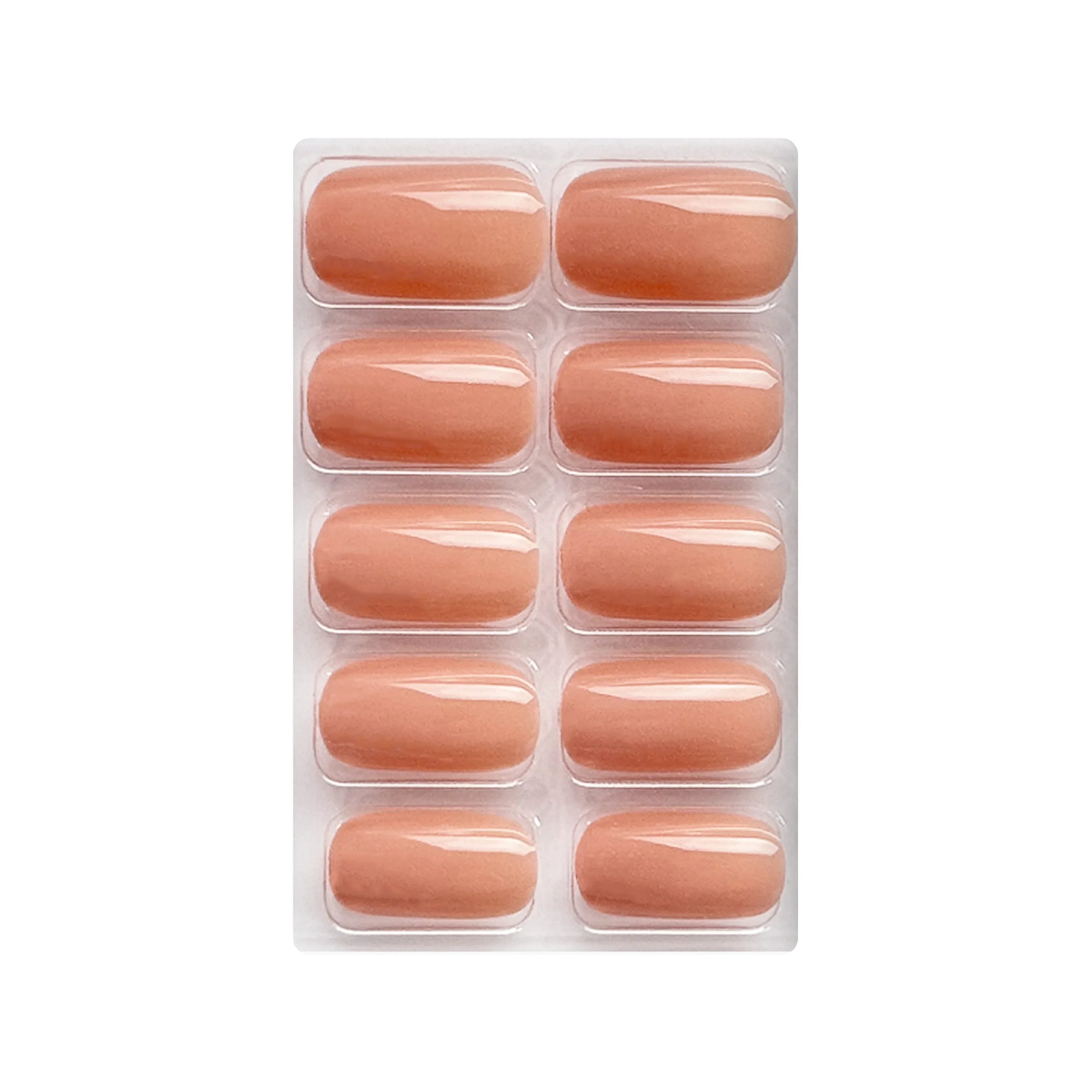 Glossy Solid Color Nails Square(SPN553-SPN604)