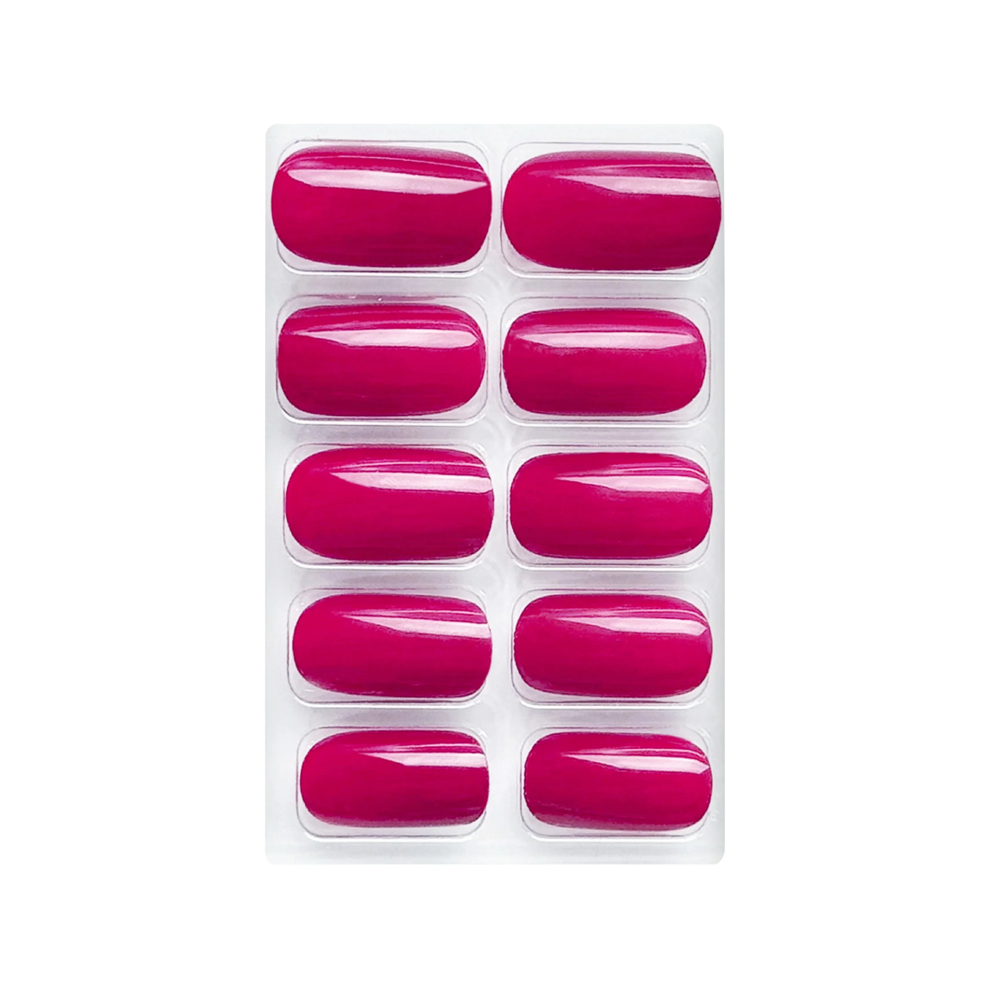 Glossy Solid Color Nails Square(SPN579-SPN604)