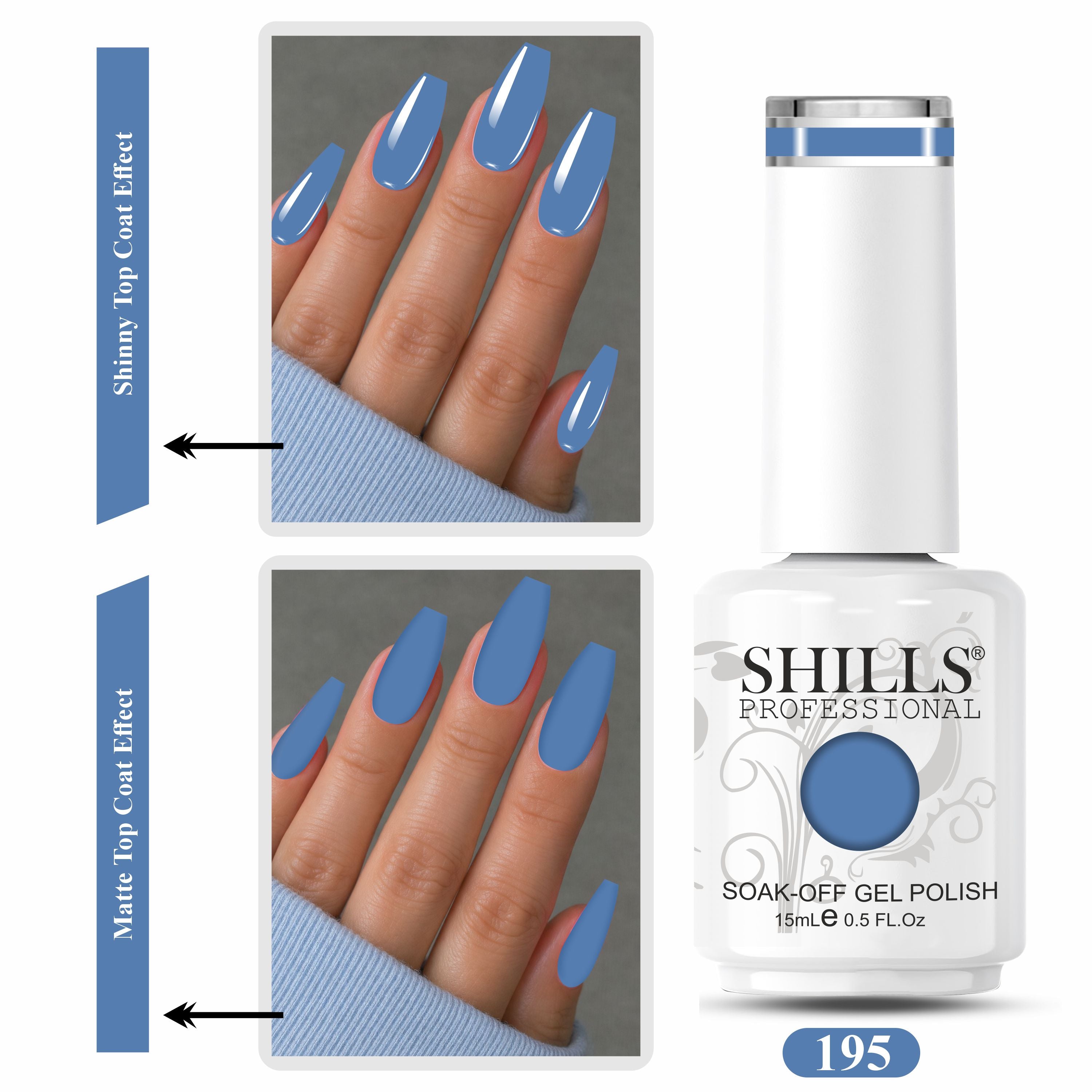 SHILLS PROFESSIONAL UV/LED Nail Polish 15ml