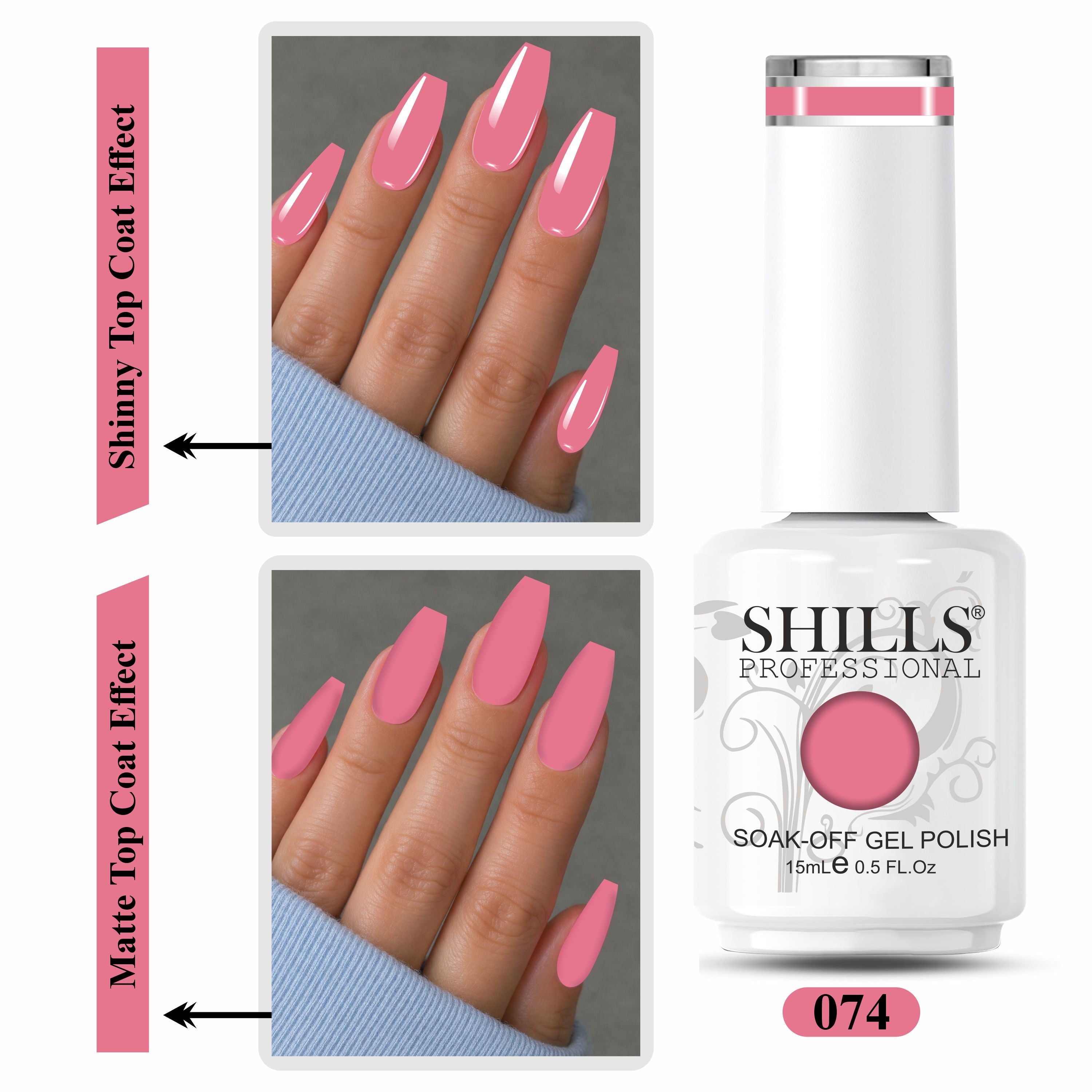 SHILLS PROFESSIONAL UV/LED Gel Nail Polish 15ml
