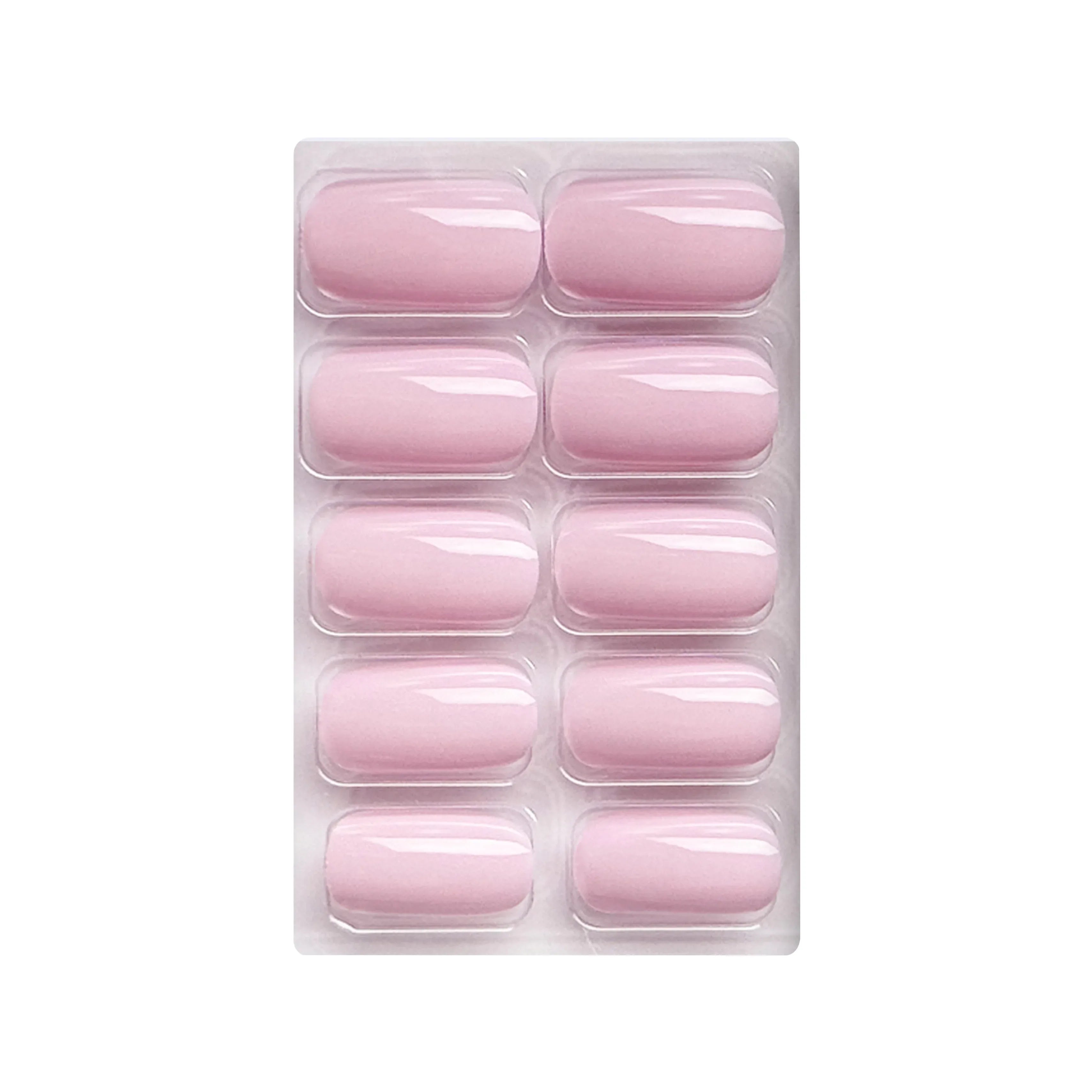 Glossy Solid Color Nails Square(SPN579-SPN604)