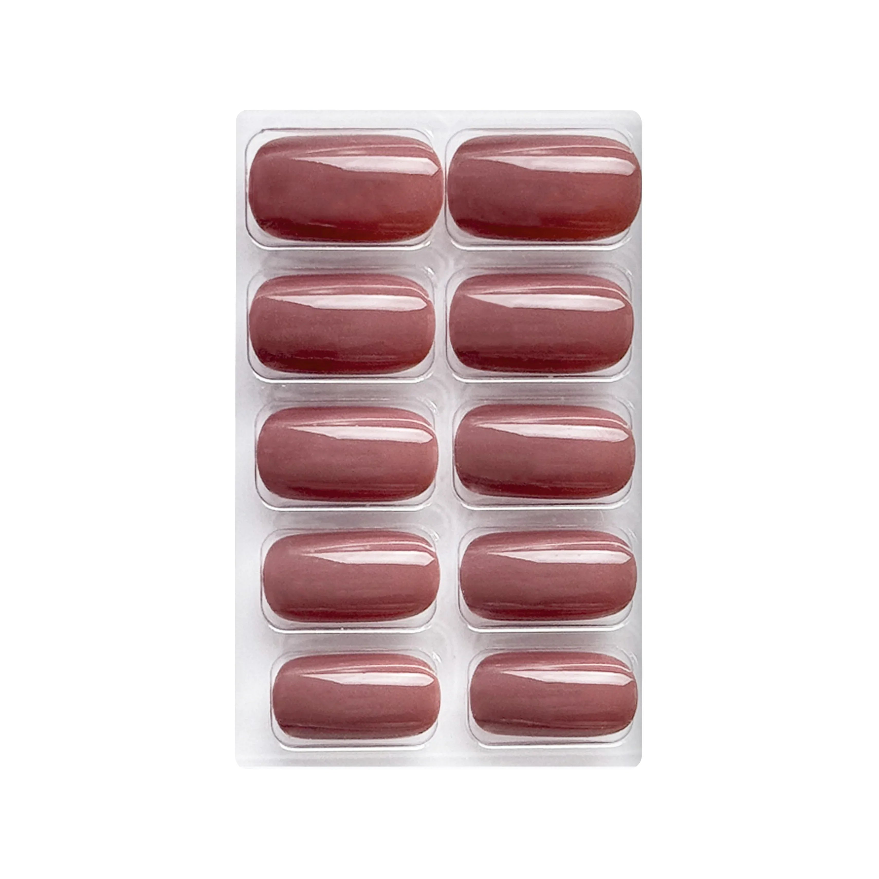 Glossy Solid Color Nails Square(SPN553-SPN604)