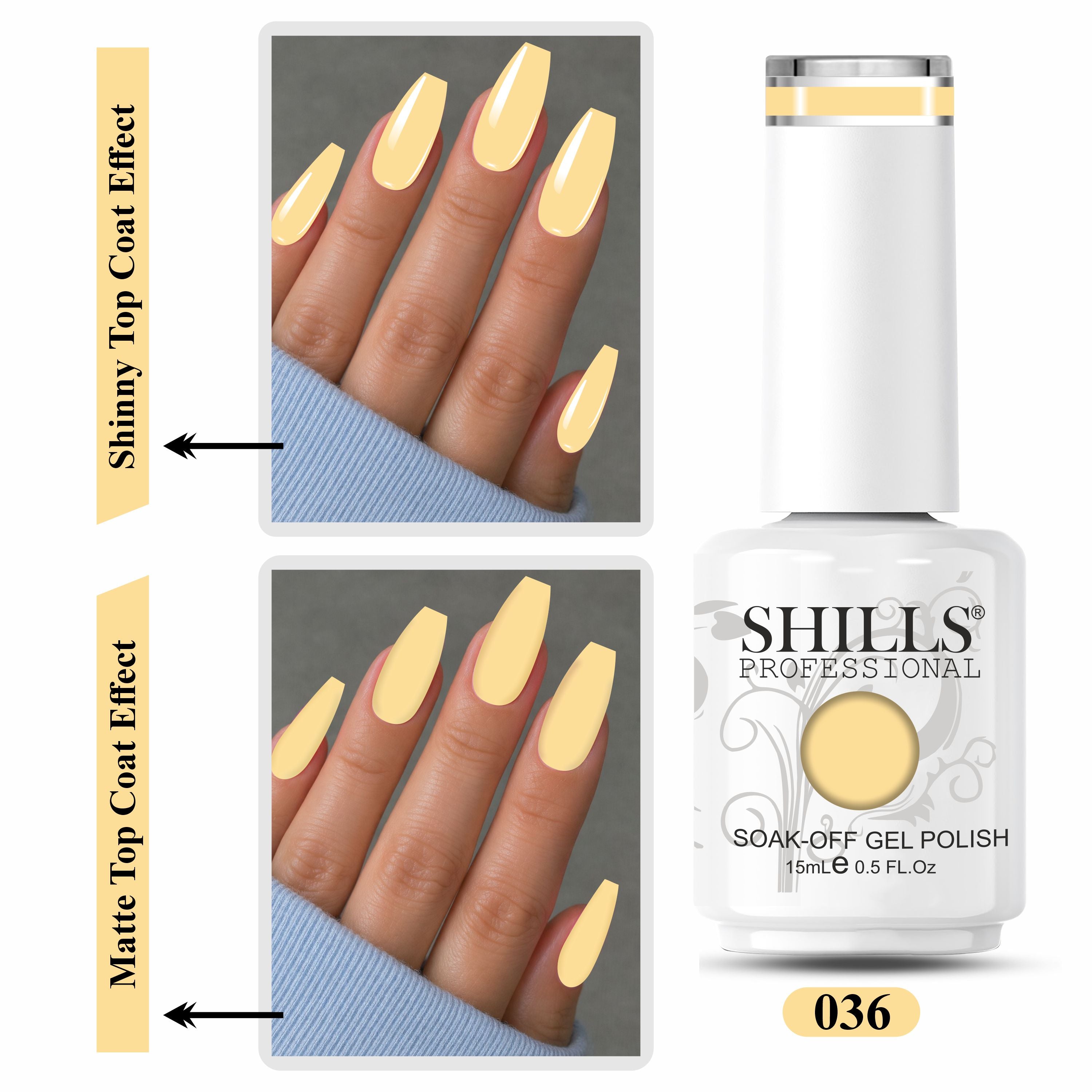 SHILLS PROFESSIONAL UV/LED Gel Nail Polish 15ml