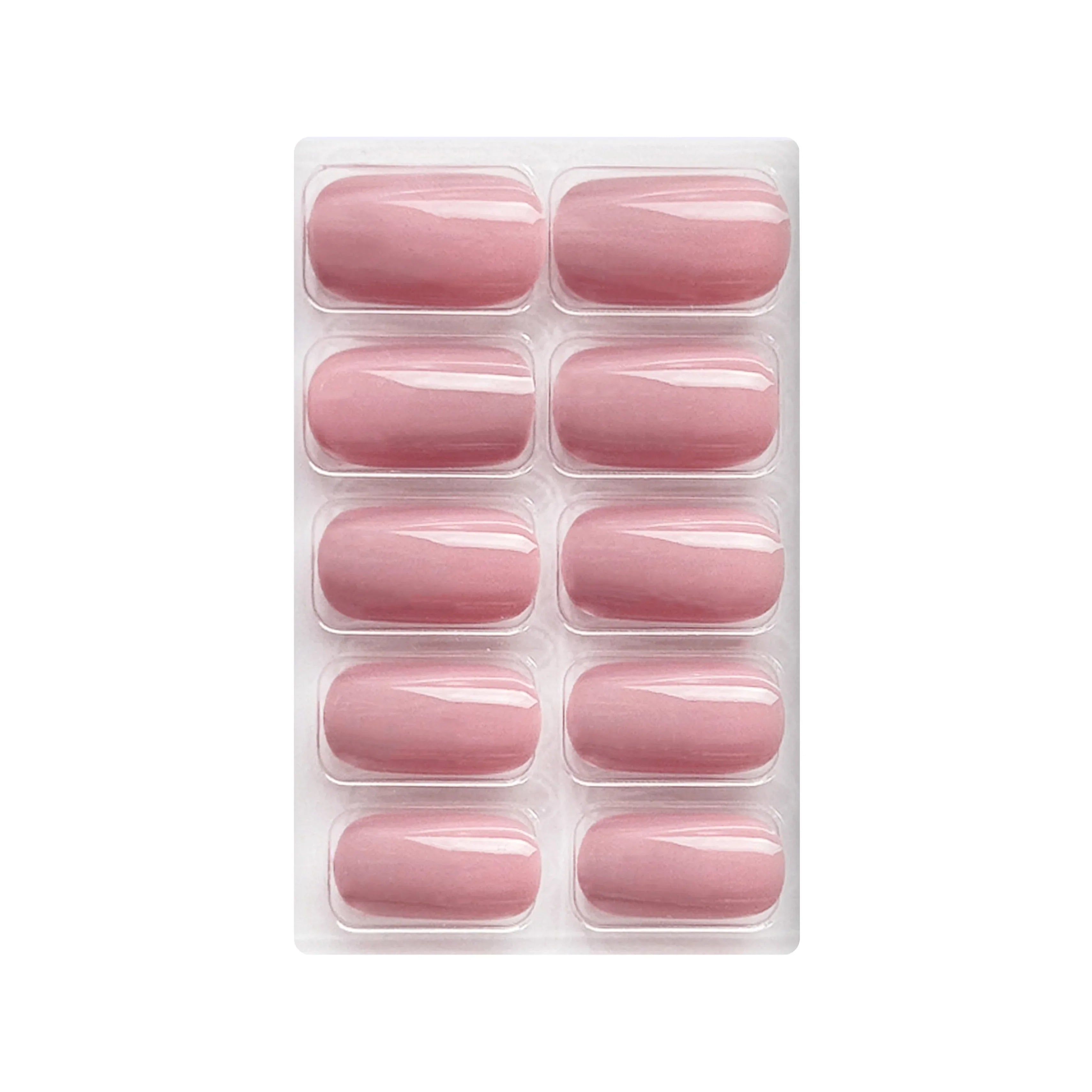 Glossy Solid Color Nails Square(SPN579-SPN604)