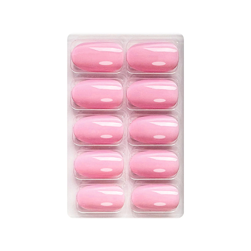 Glossy Solid Color Nails Oval(SPN527-SPN552)