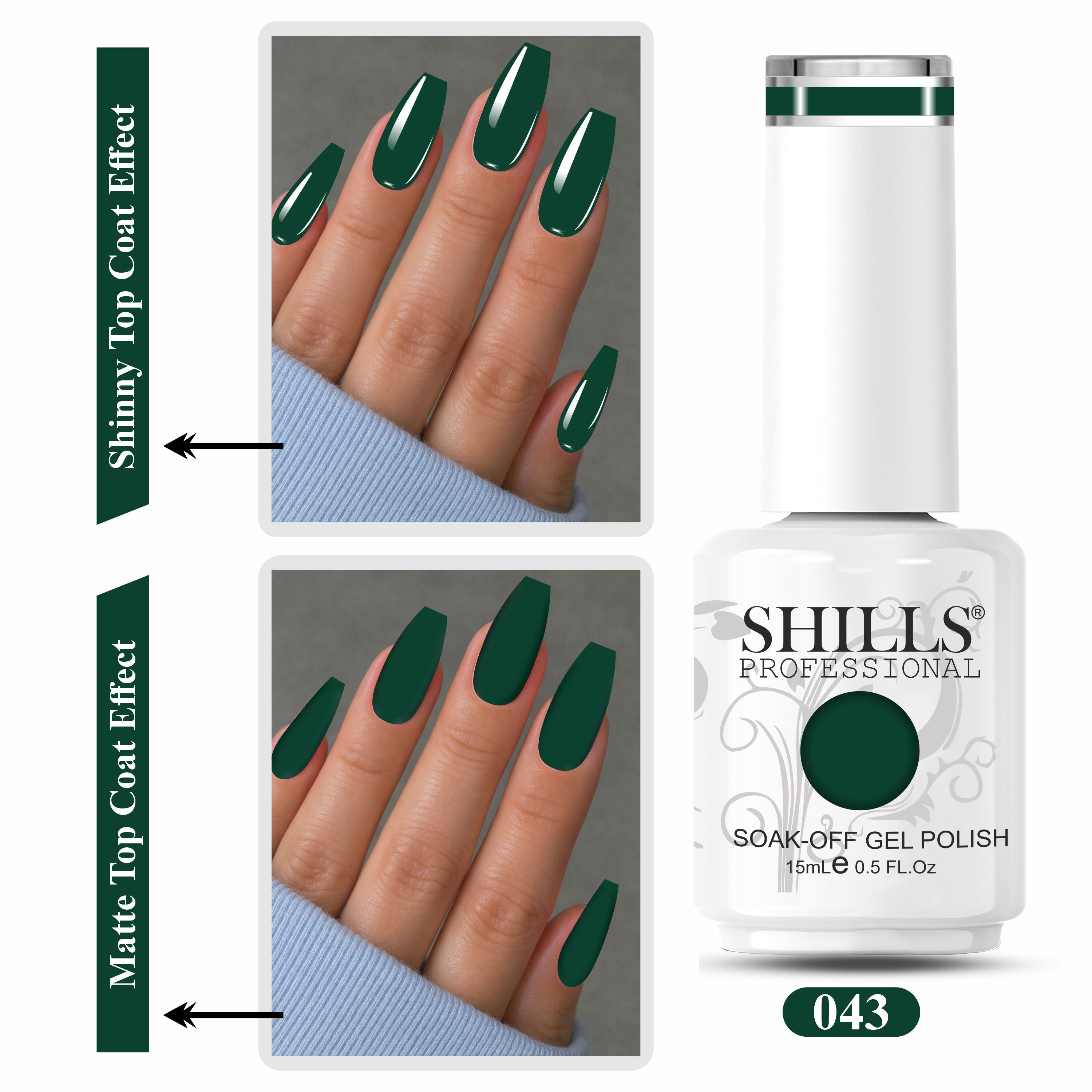 SHILLS PROFESSIONAL UV/LED Gel Nail Polish 15ml