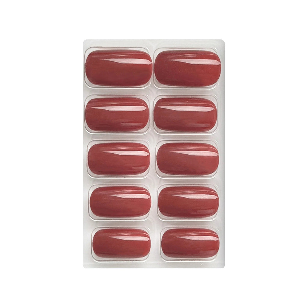 Glossy Solid Color Nails Square(SPN579-SPN604)