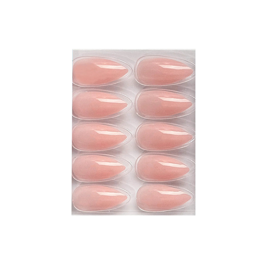 Glossy Solid Color Nails Sharp Almond(SPN631-SPN656)