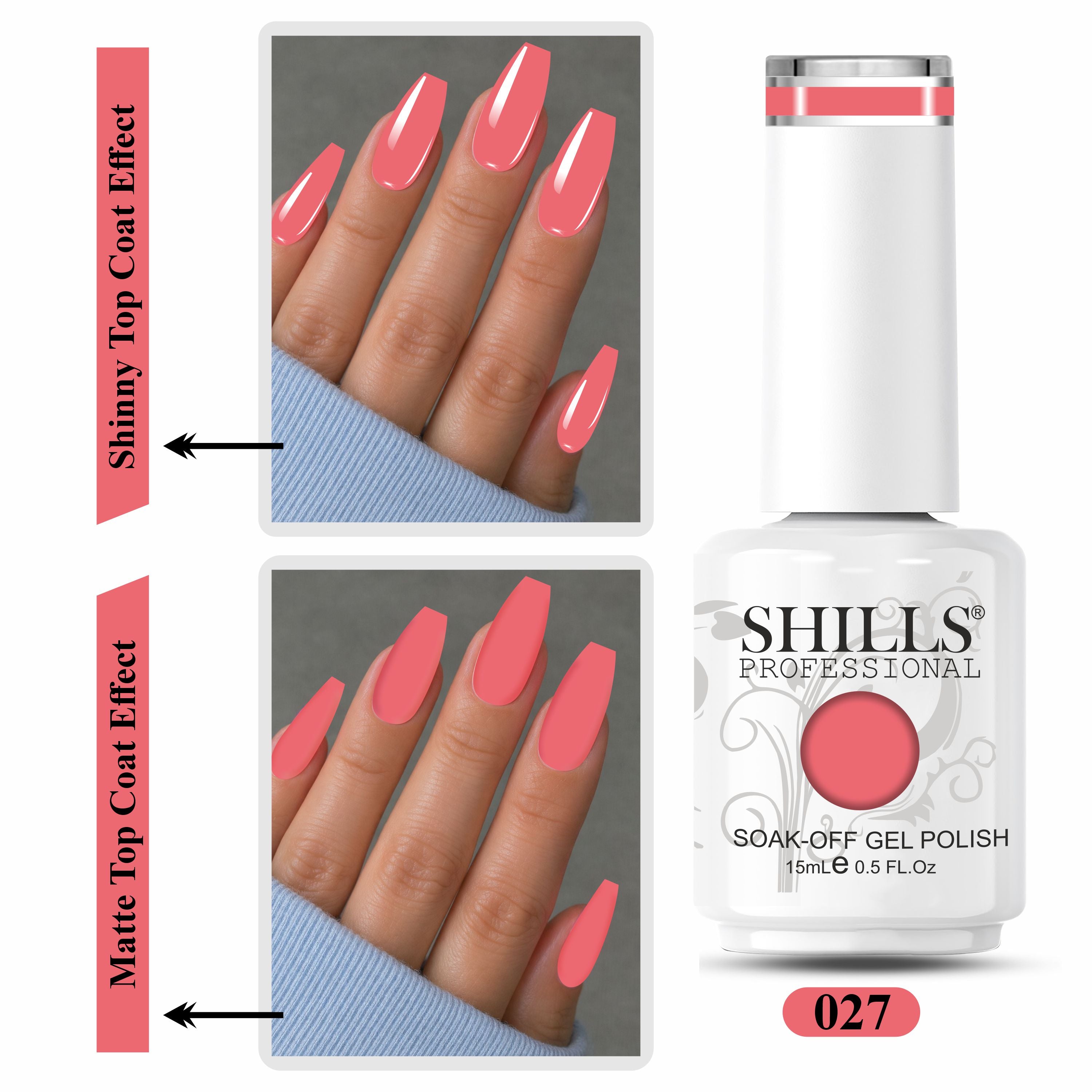 SHILLS PROFESSIONAL UV/LED Gel Nail Polish 15ml