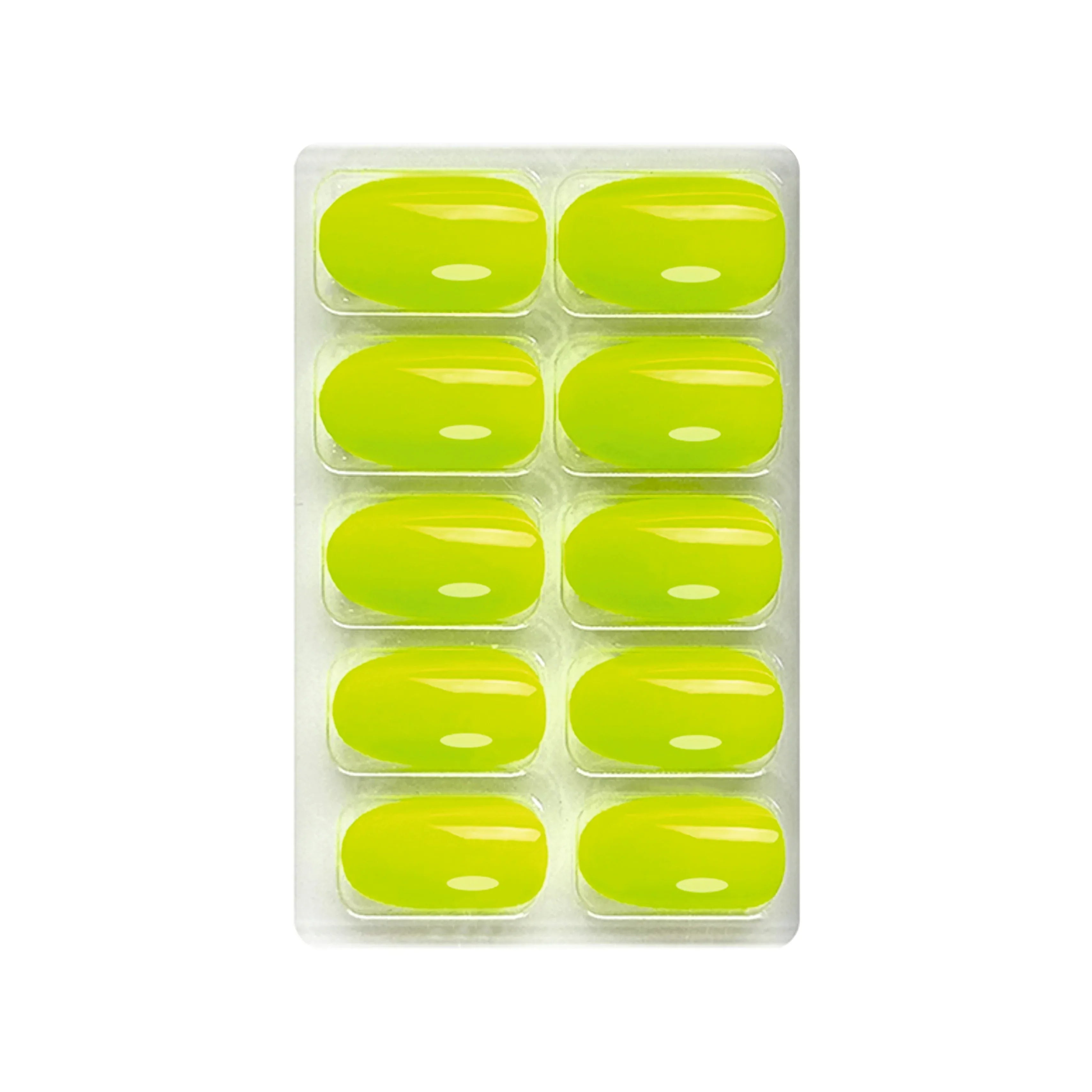 Glossy Solid Color Nails Oval(SPN527-SPN552)