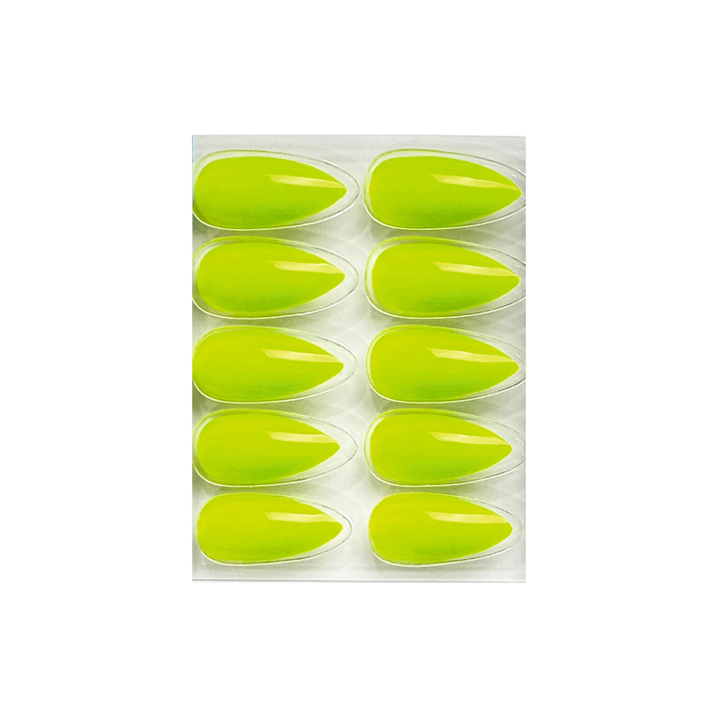 Glossy Solid Color Nails Sharp Almond(SPN631-SPN656)