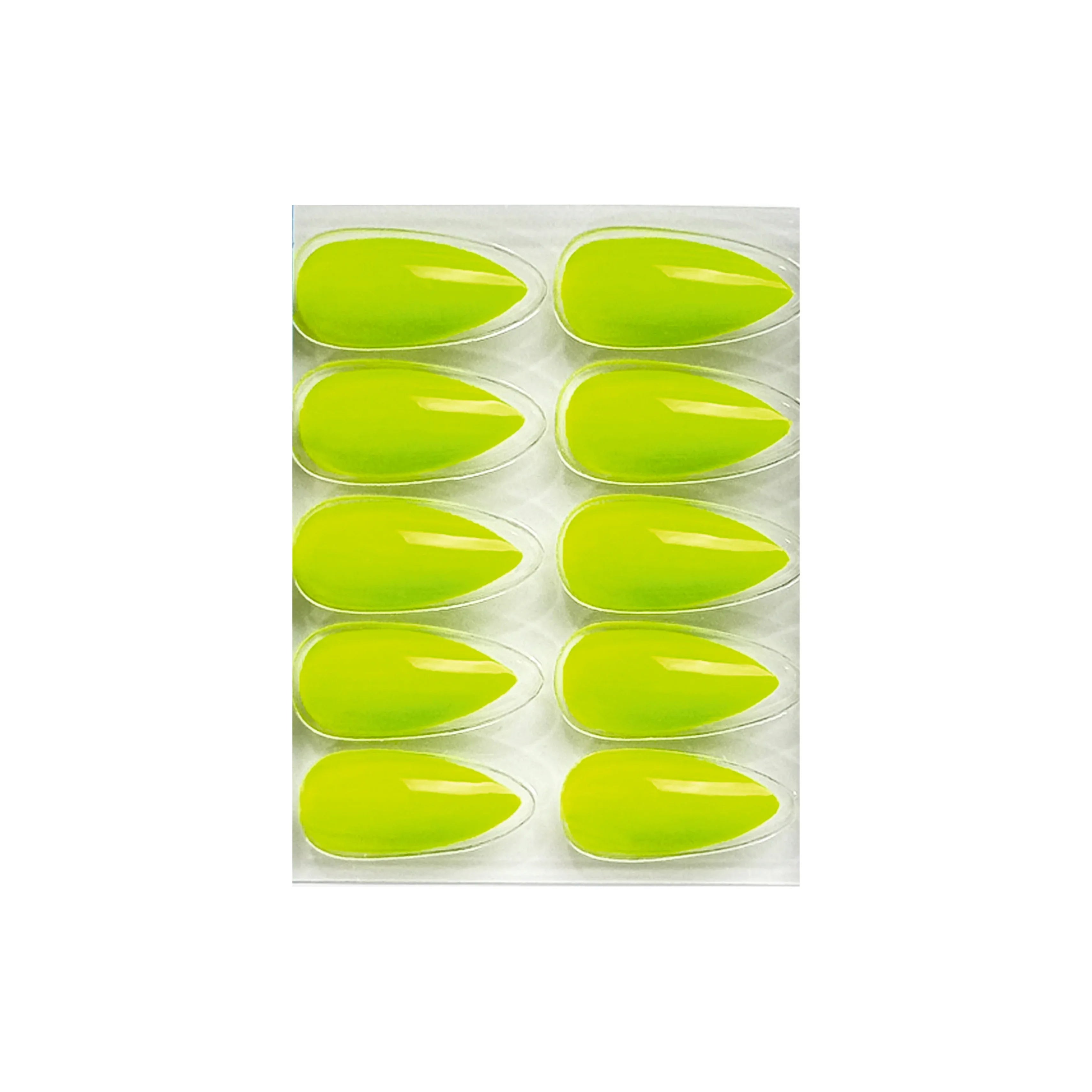 Glossy Solid Color Nails Sharp Almond(SPN631-SPN656)