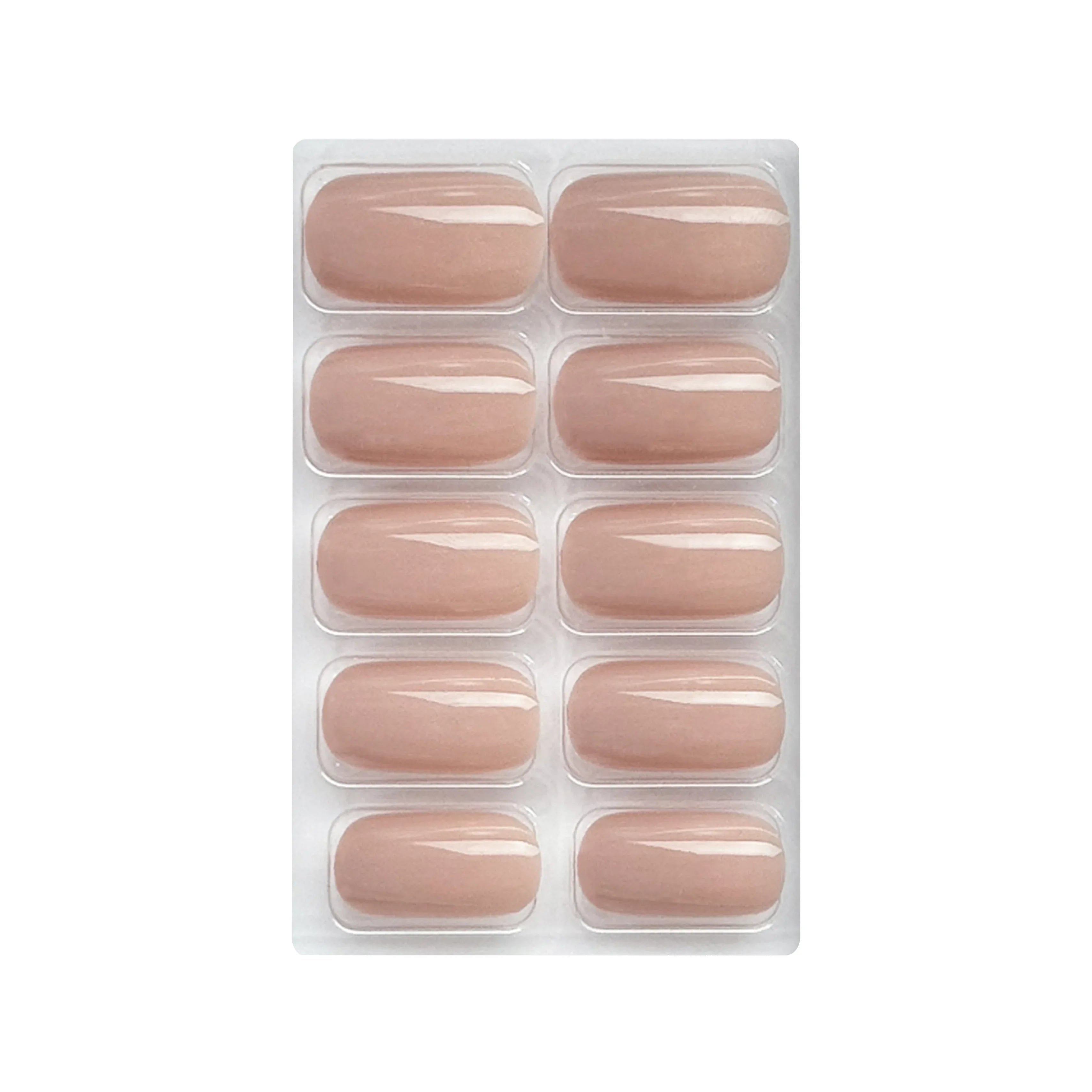 Glossy Solid Color Nails Square(SPN553-SPN604)