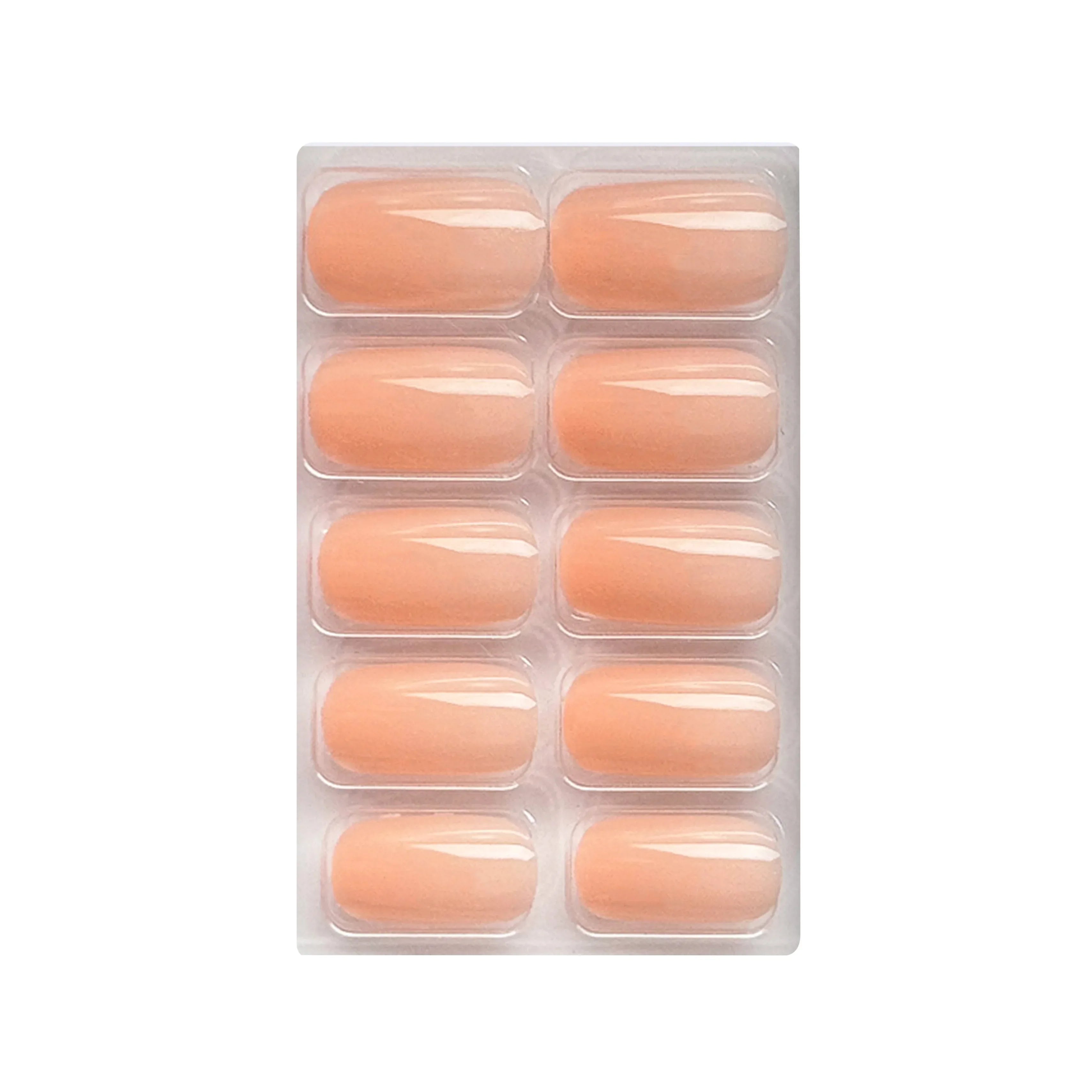 Glossy Solid Color Nails Square(SPN579-SPN604)