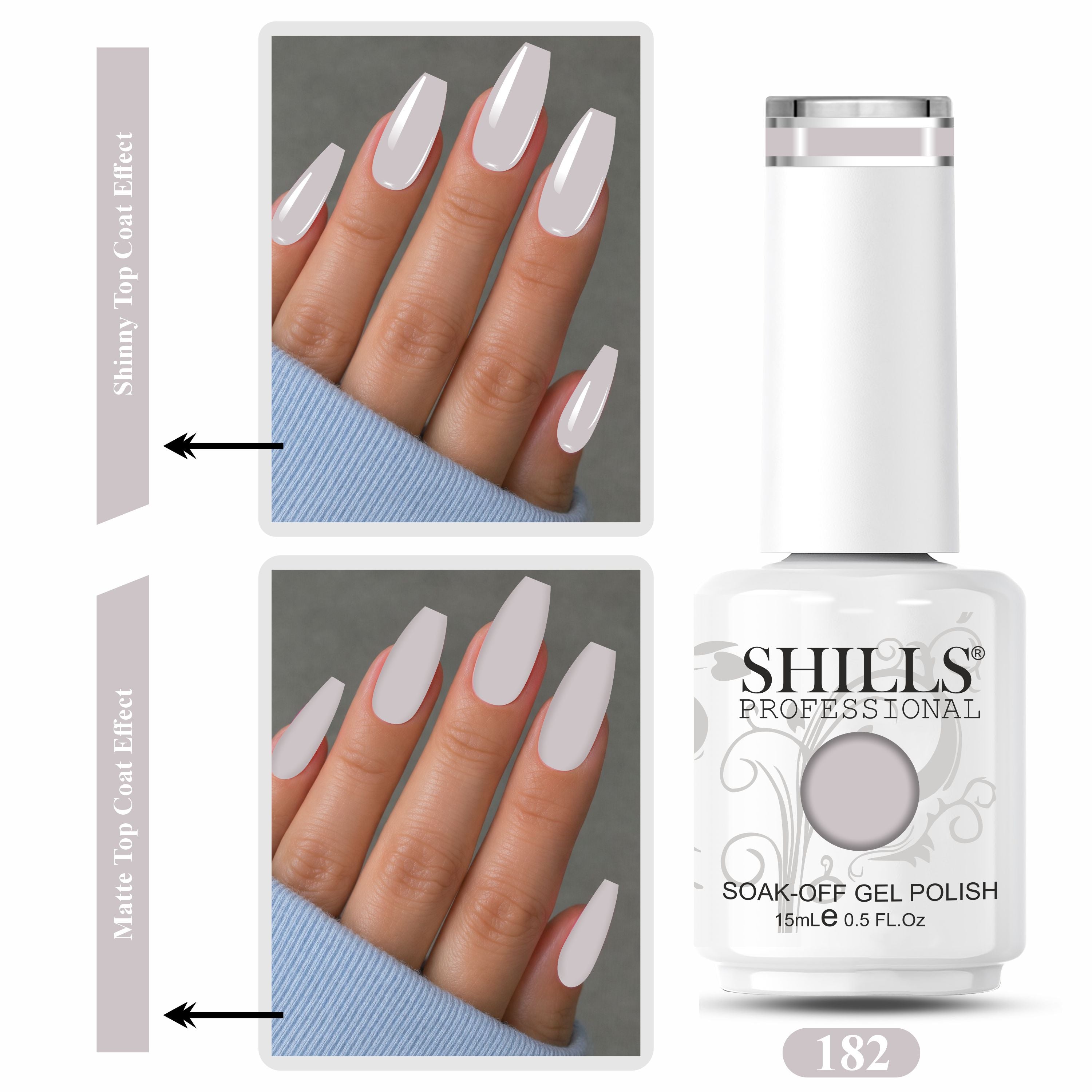 SHILLS PROFESSIONAL UV/LED Nail Polish 15ml