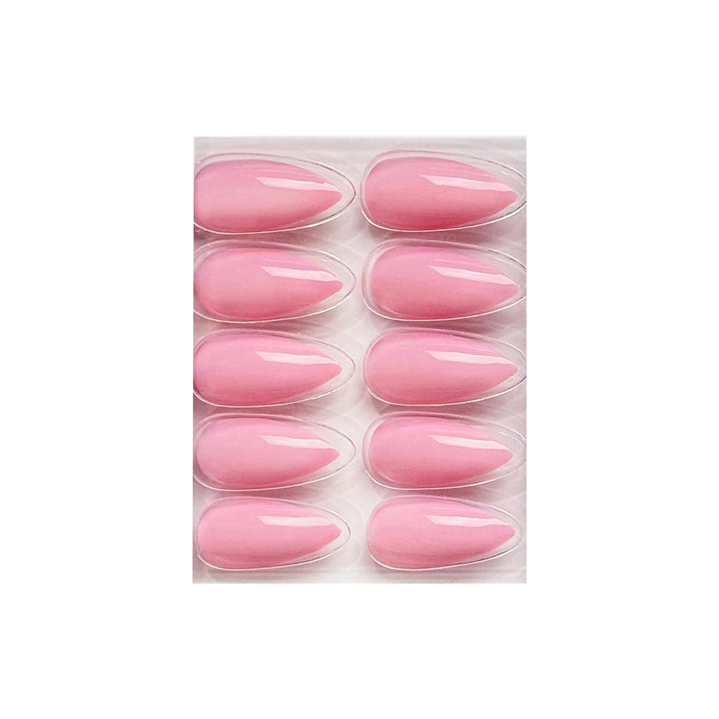 Glossy Solid Color Nails Sharp Almond(SPN631-SPN656)