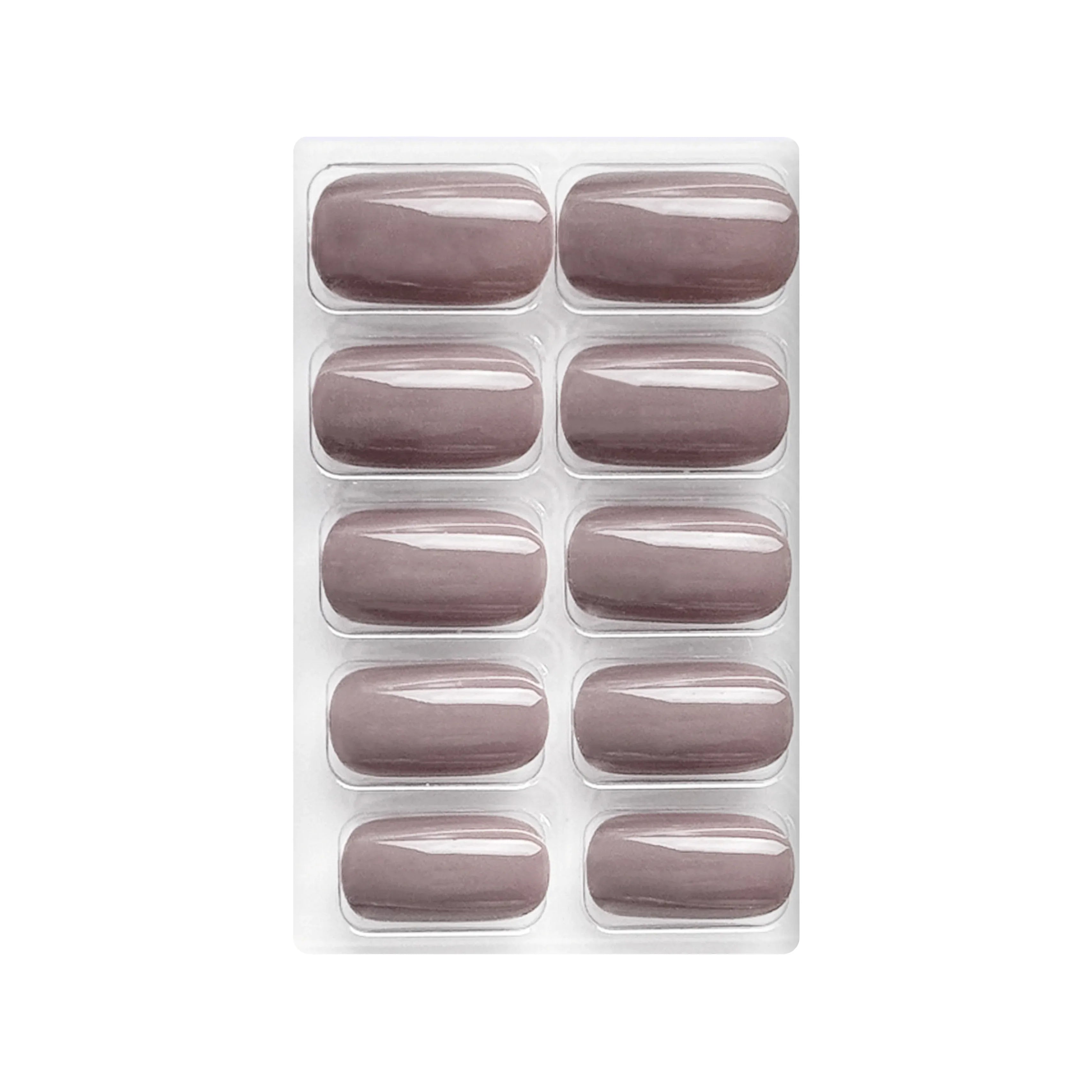 Glossy Solid Color Nails Square(SPN579-SPN604)