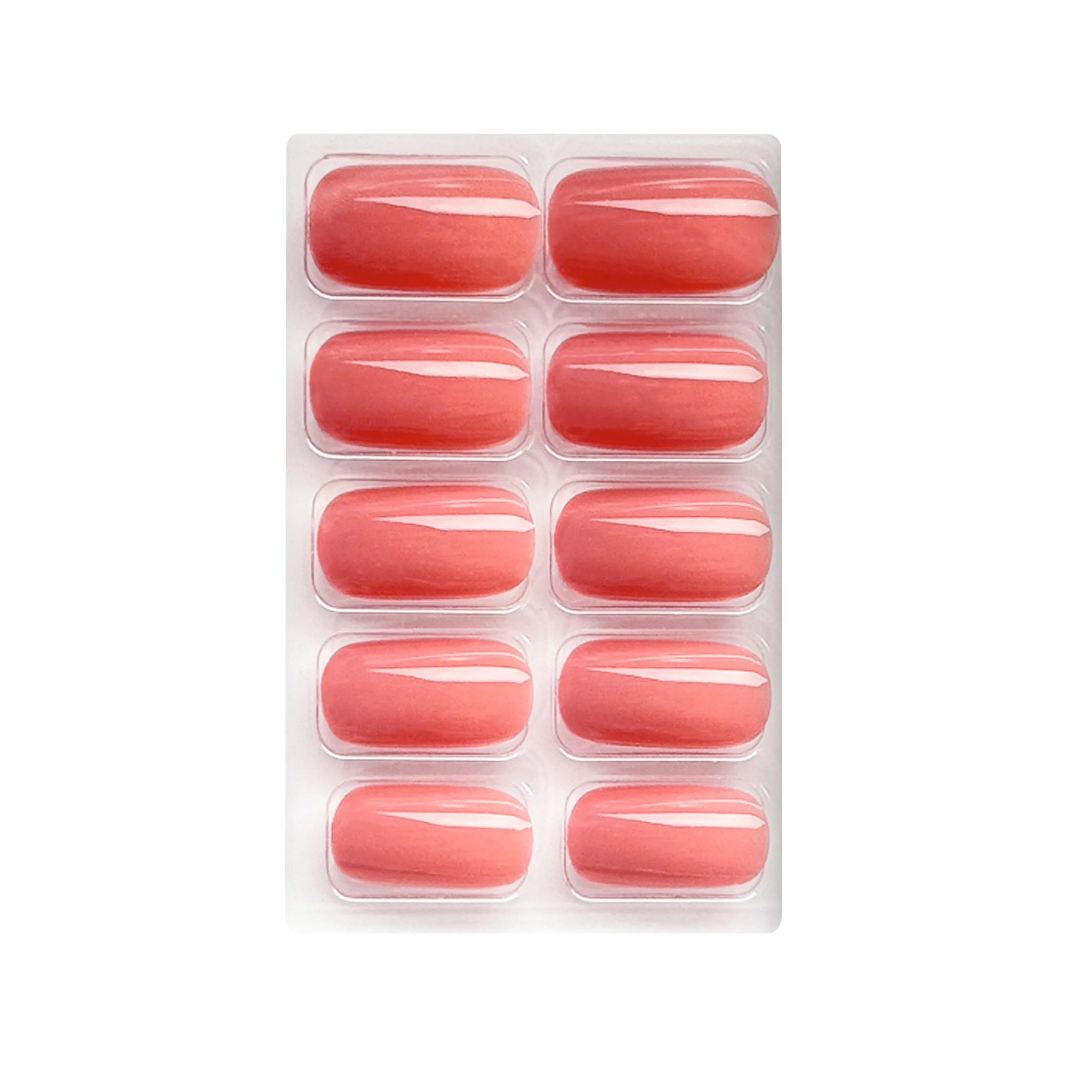Glossy Solid Color Nails Square(SPN579-SPN604)