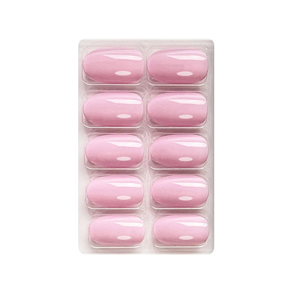 Glossy Solid Color Nails Oval(SPN527-SPN552)