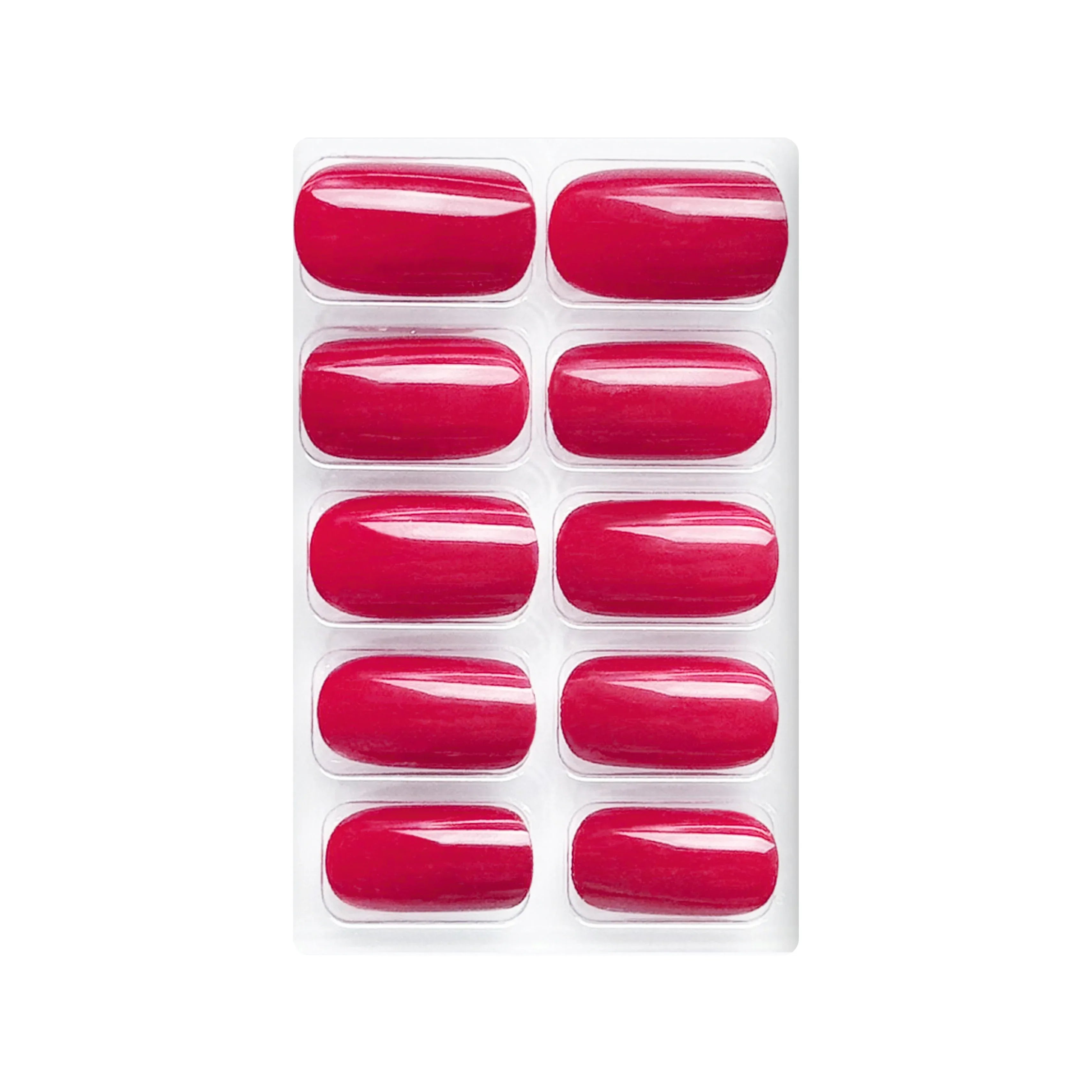 Glossy Solid Color Nails Square(SPN579-SPN604)