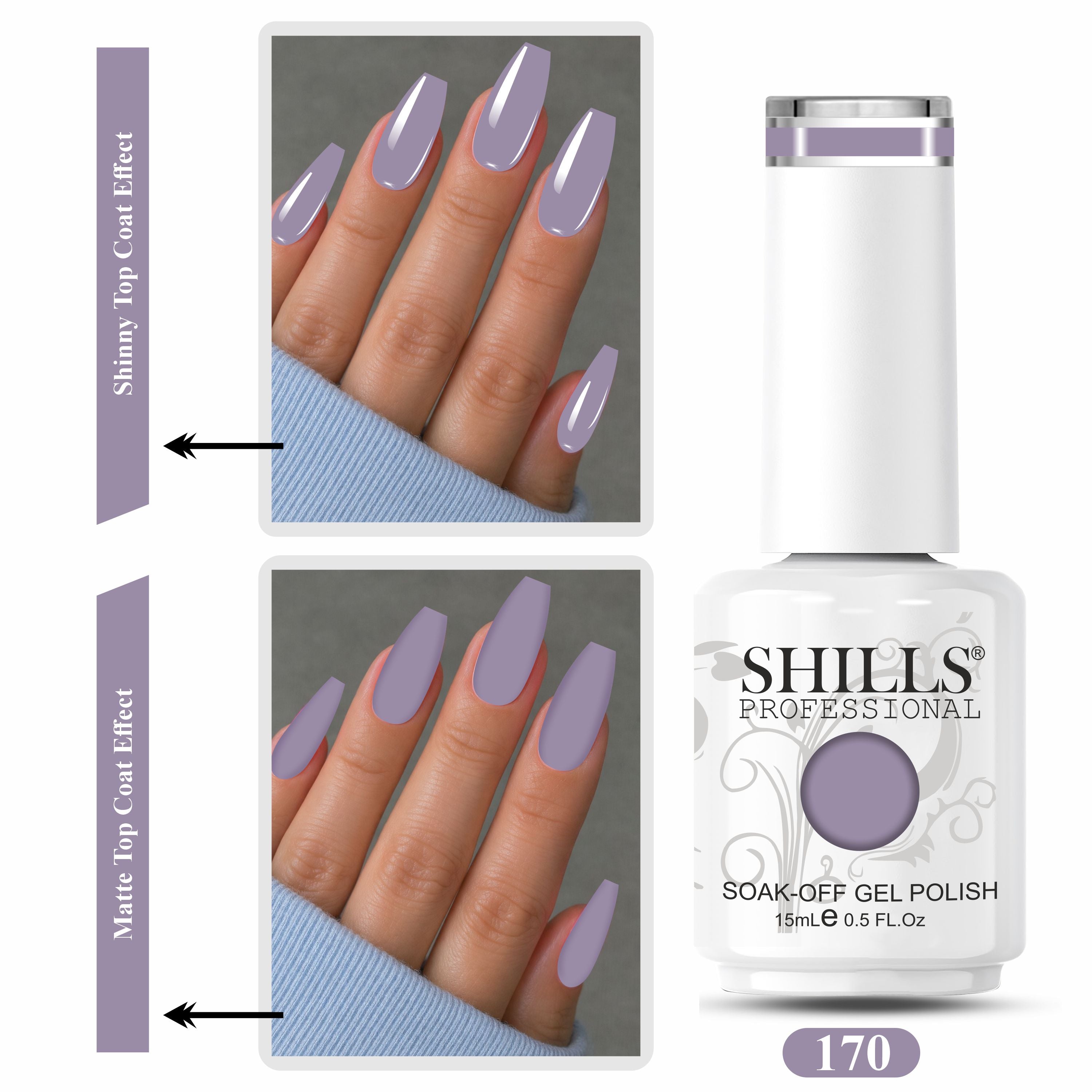 SHILLS PROFESSIONAL UV/LED Nail Polish 15ml