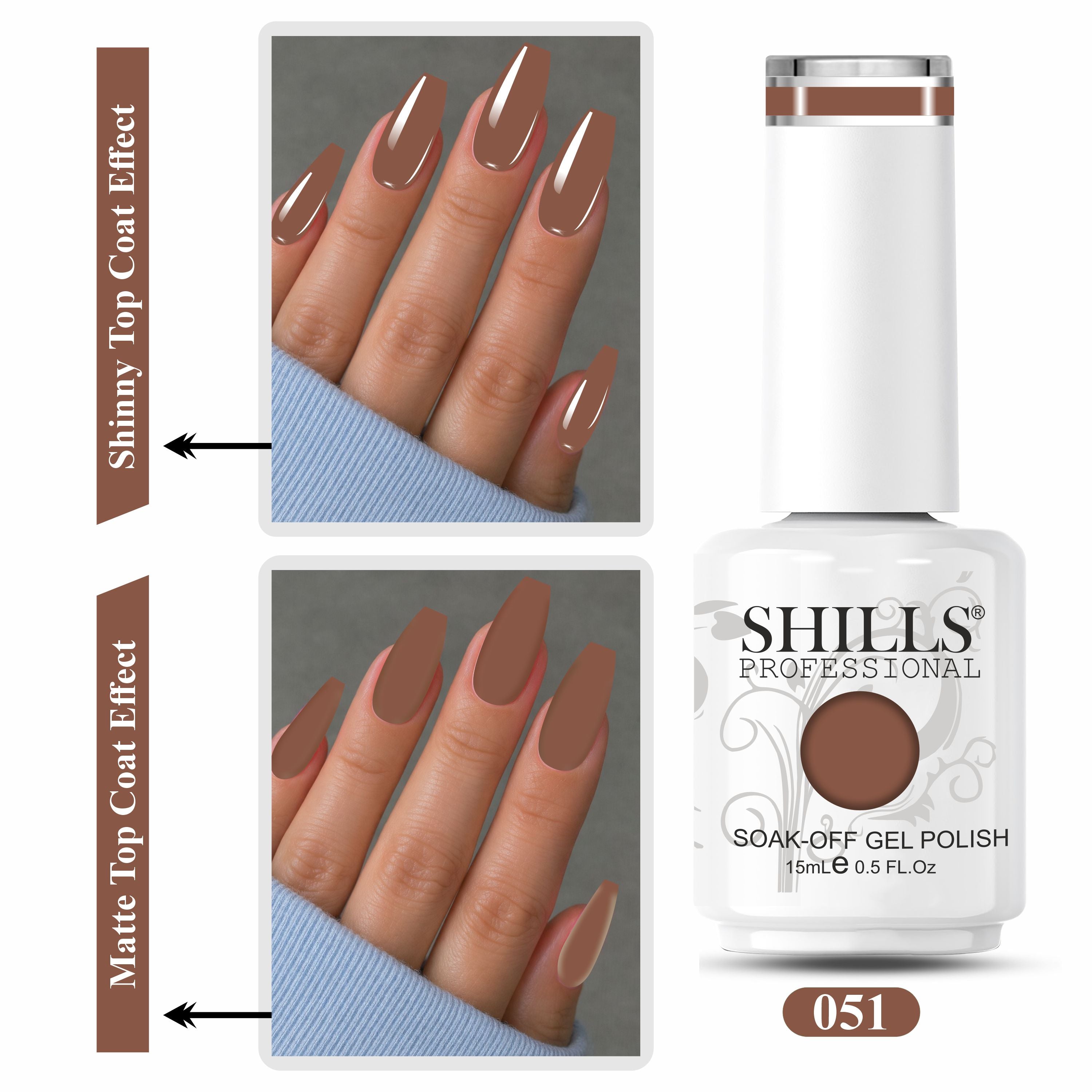 SHILLS PROFESSIONAL UV/LED Gel Nail Polish 15ml
