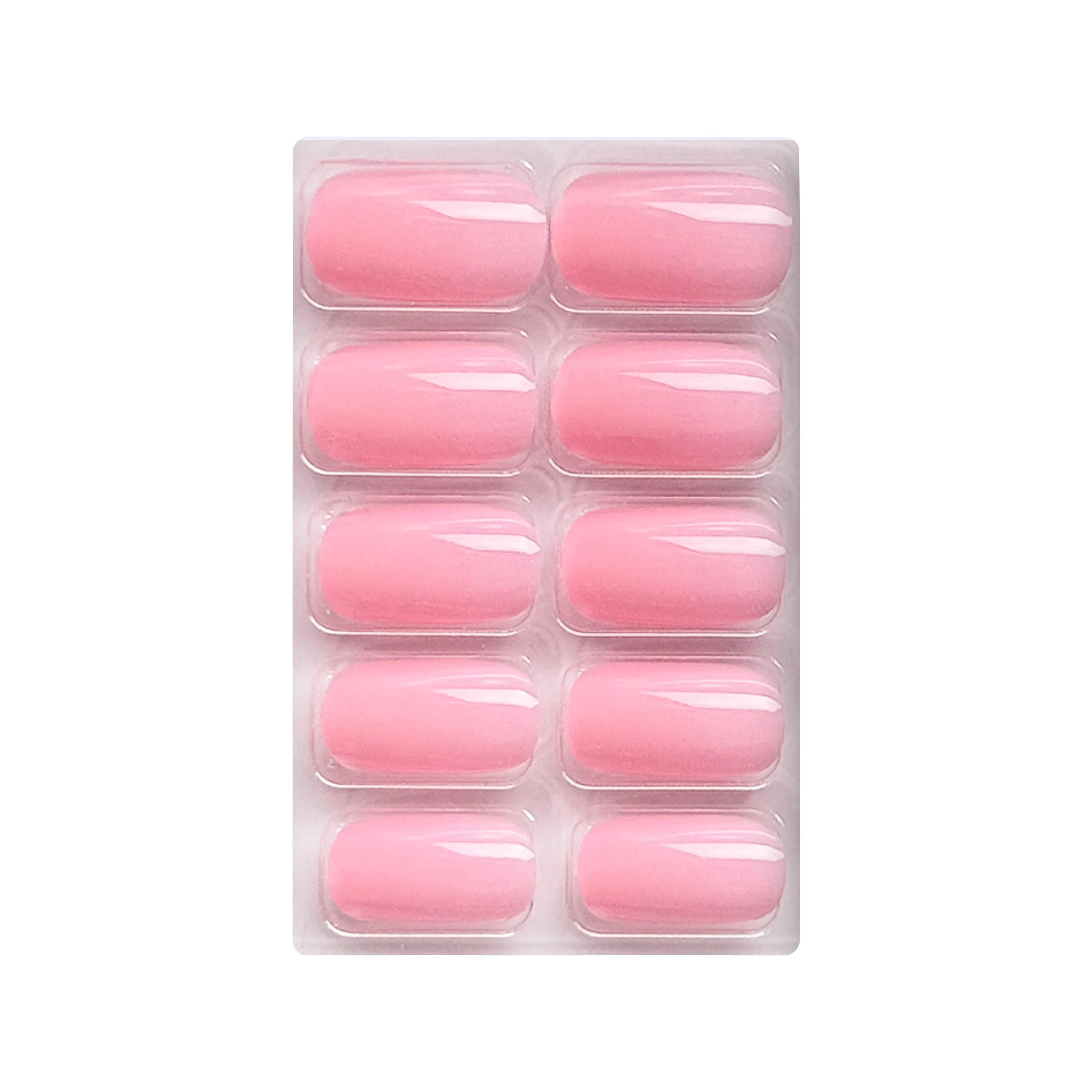 Glossy Solid Color Nails Square(SPN579-SPN604)