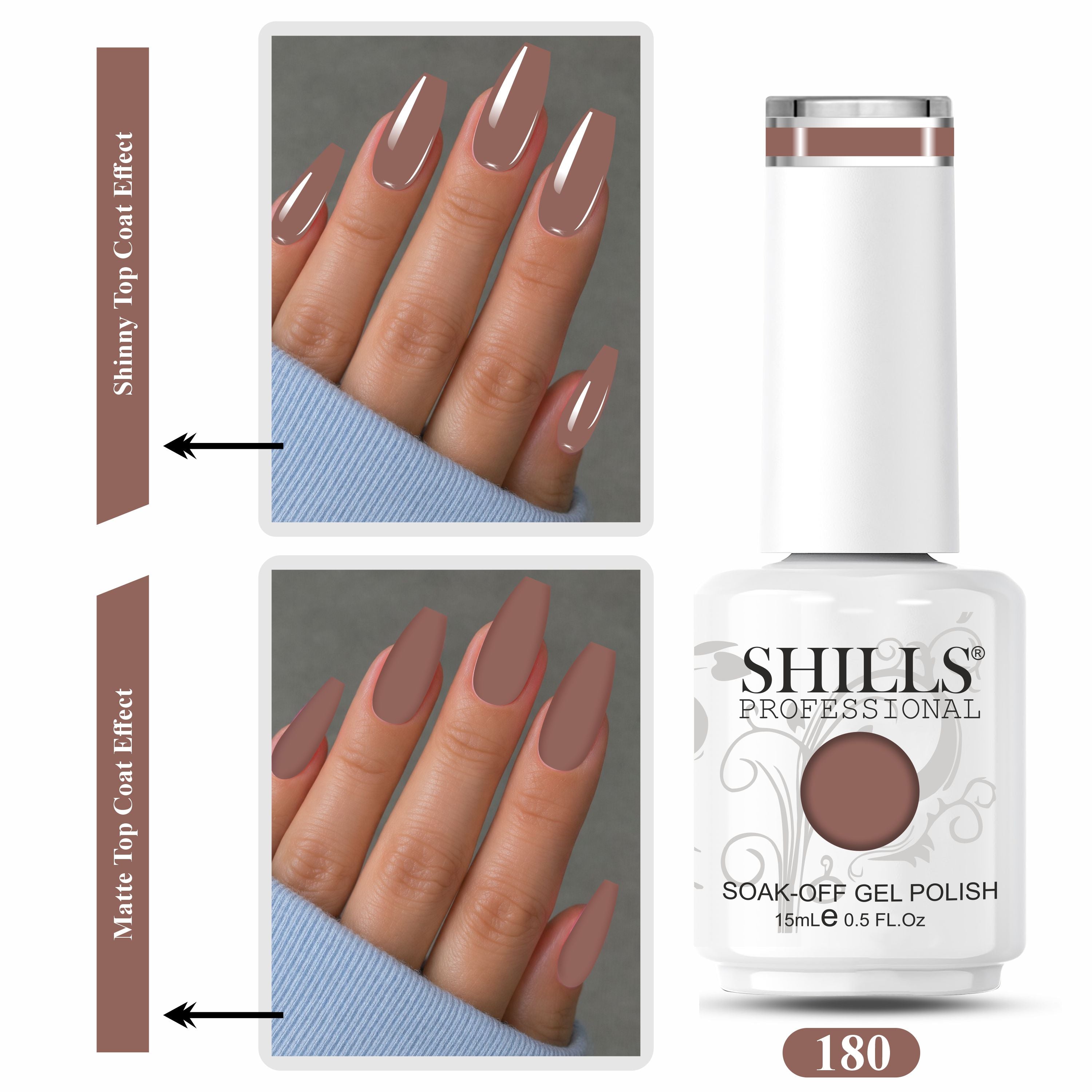 SHILLS PROFESSIONAL UV/LED Nail Polish 15ml
