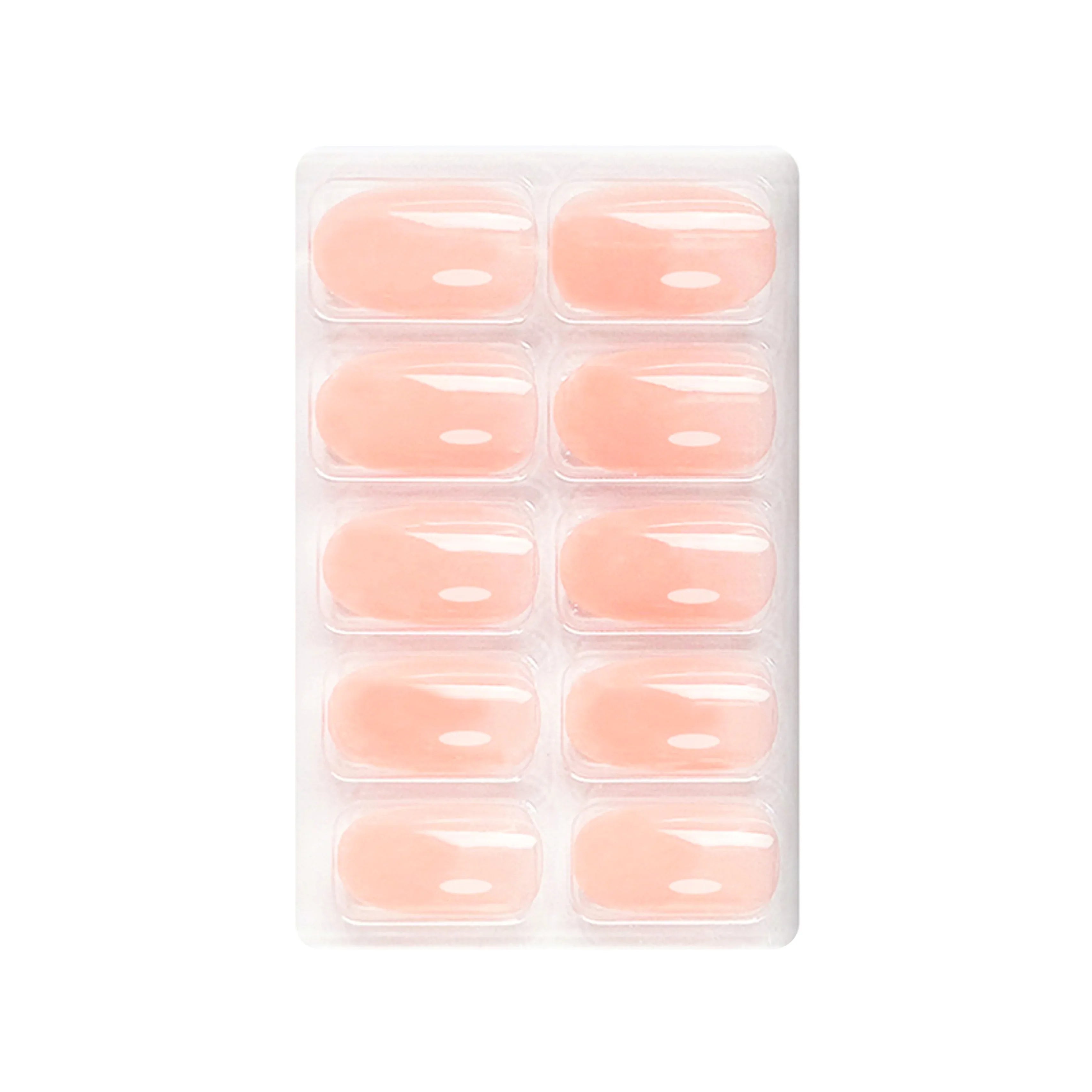 Glossy Solid Color Nails Oval(SPN527-SPN552)