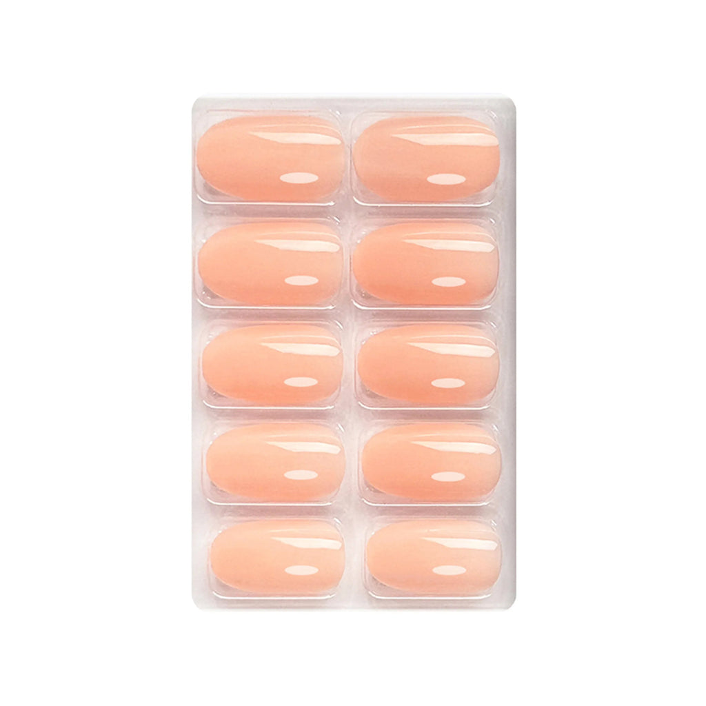 Glossy Solid Color Nails Oval(SPN527-SPN552)