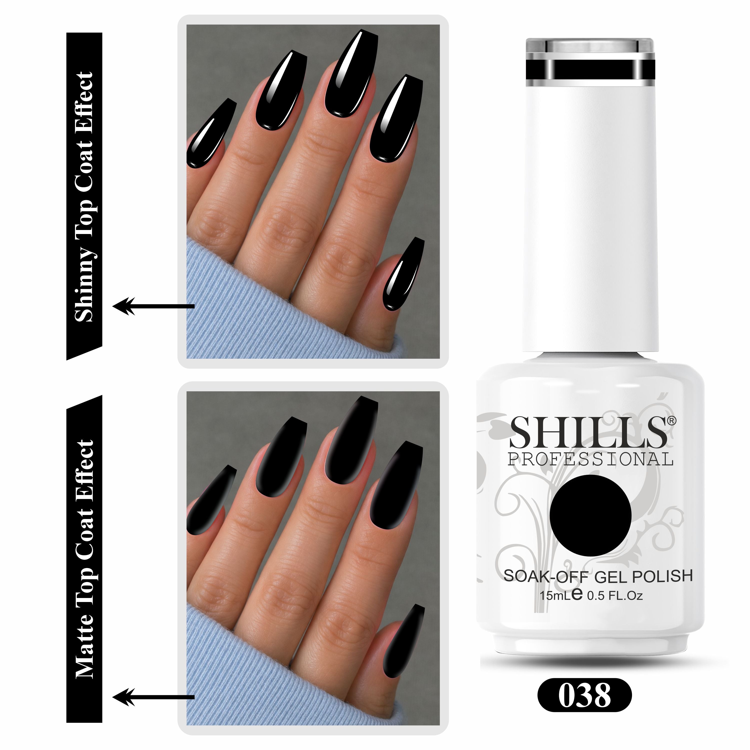 SHILLS PROFESSIONAL UV/LED Gel Nail Polish 15ml