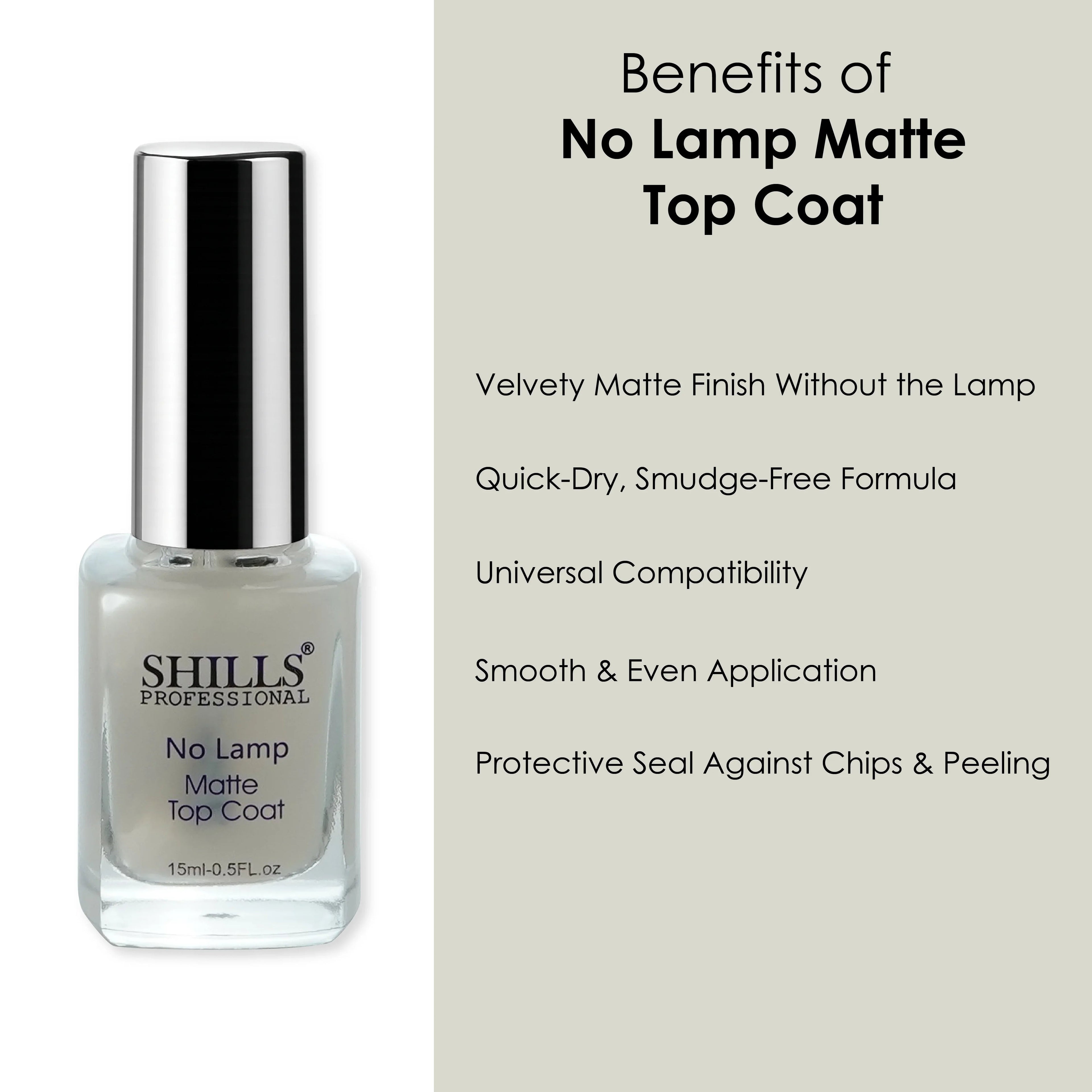 No Lamp Matte Top Coat
