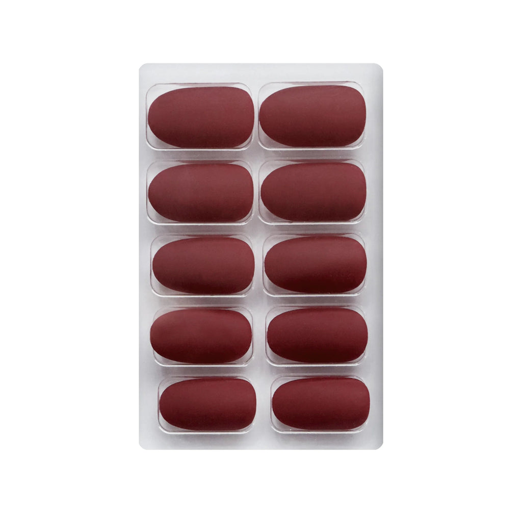 Matte Solid Color Nails Oval(SPN657-SPN666)