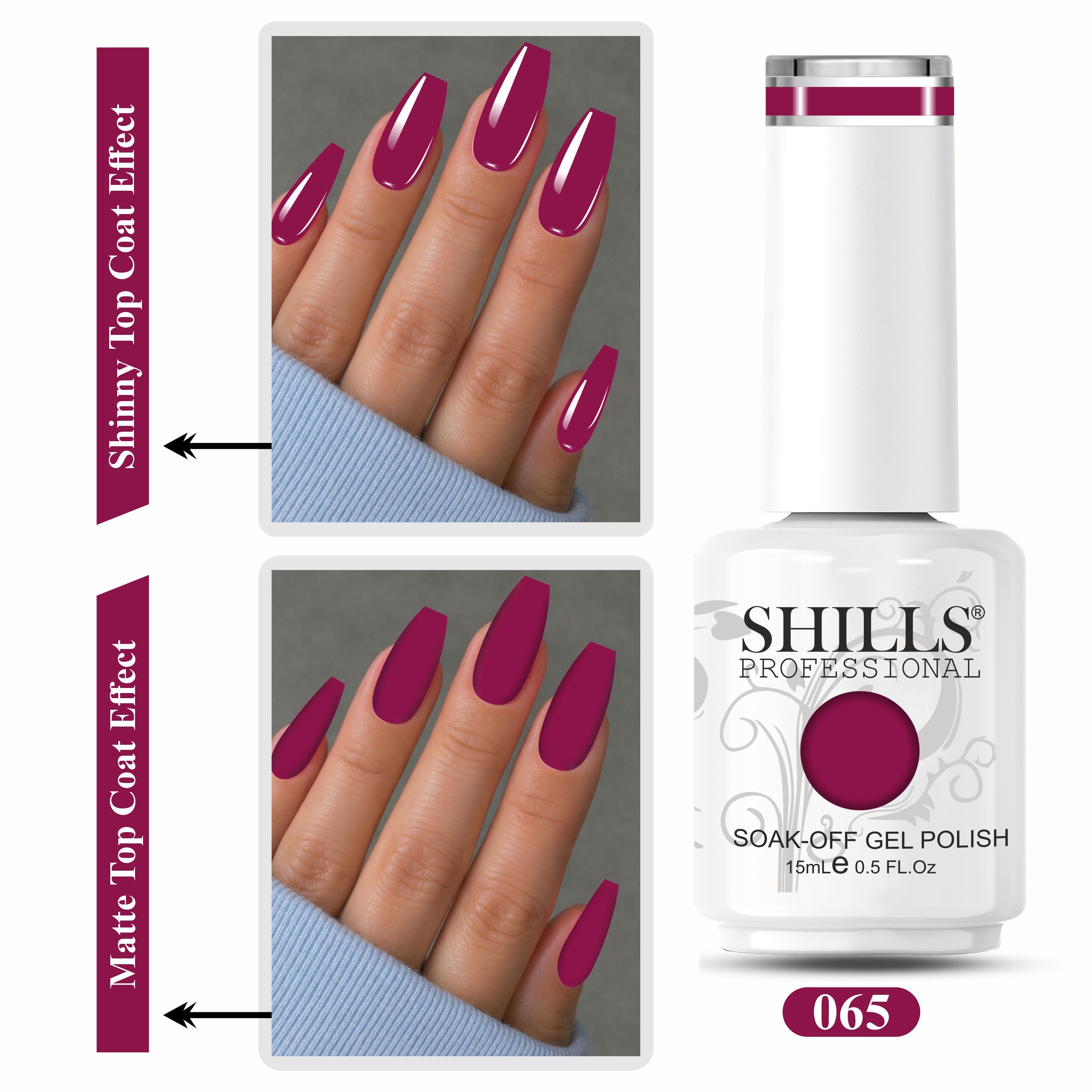 SHILLS PROFESSIONAL UV/LED Gel Nail Polish 15ml