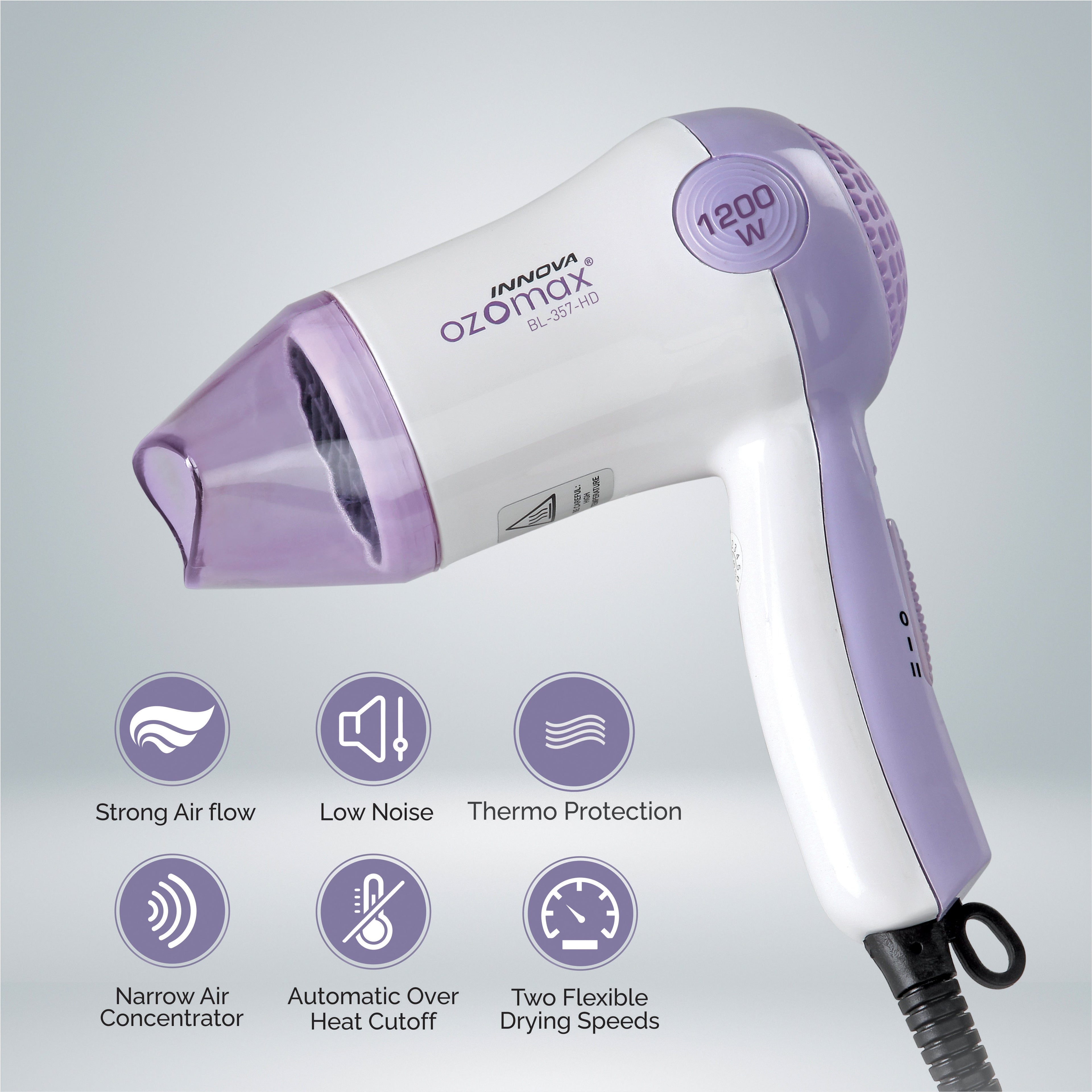 NEW INNOVA HAIR DRYER 1200 WATT