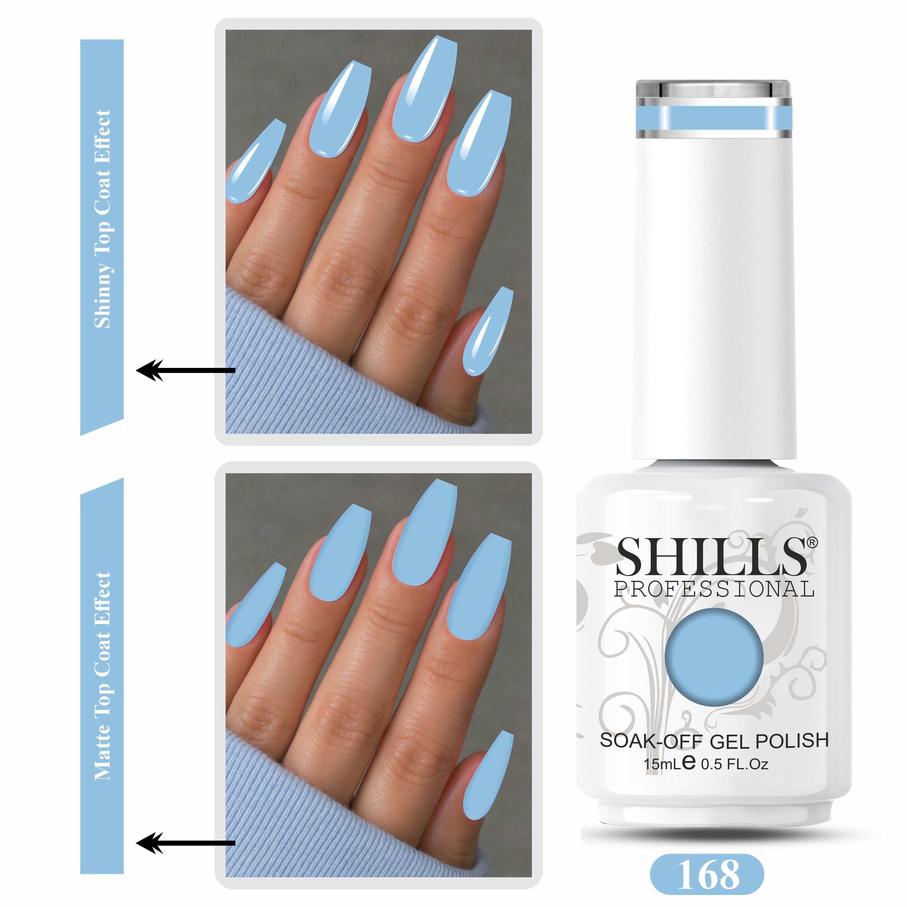 SHILLS PROFESSIONAL UV/LED Nail Polish 15ml