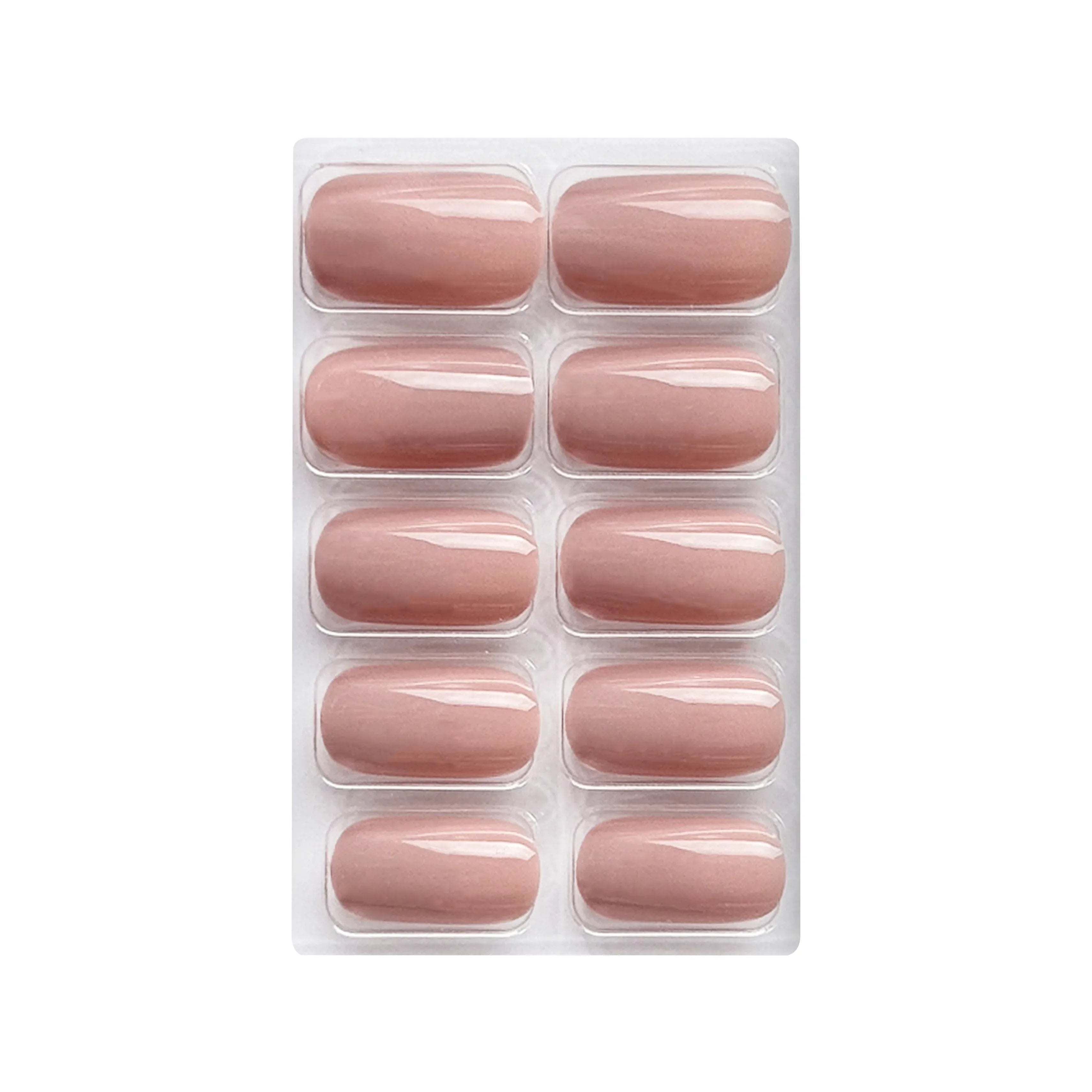 Glossy Solid Color Nails Square(SPN553-SPN604)