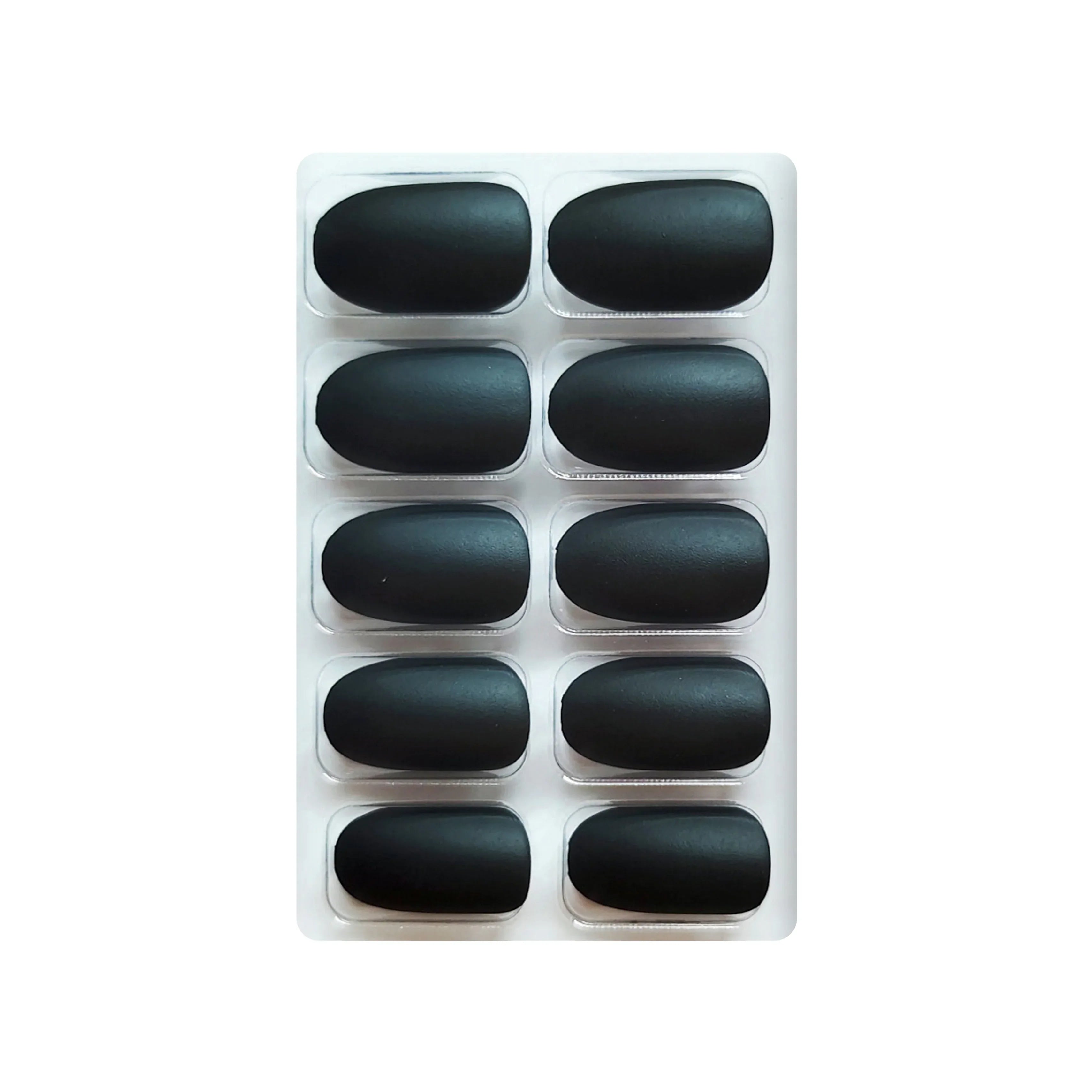 Matte Solid Color Nails Oval(SPN657-SPN666)