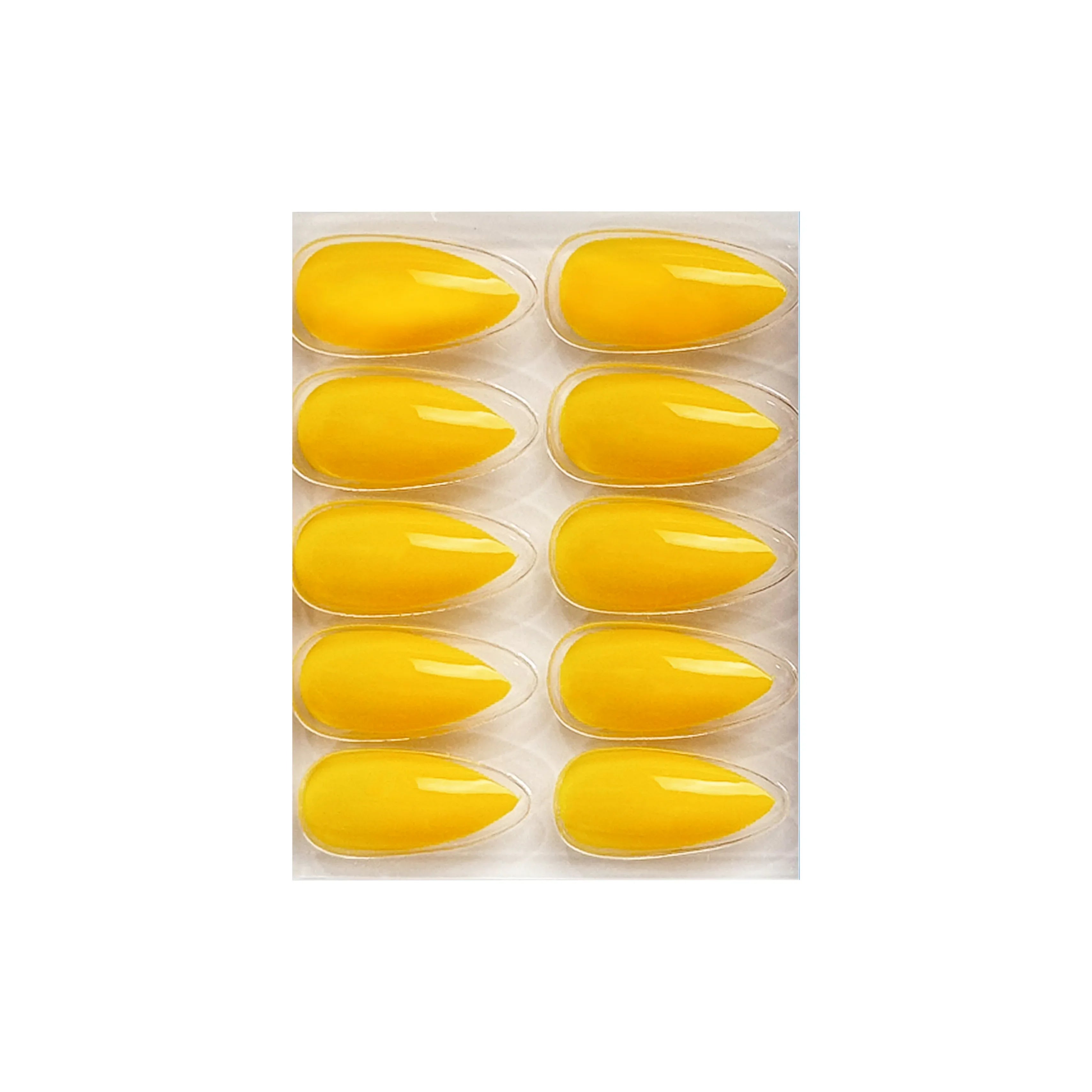 Glossy Solid Color Nails Sharp Almond(SPN631-SPN656)