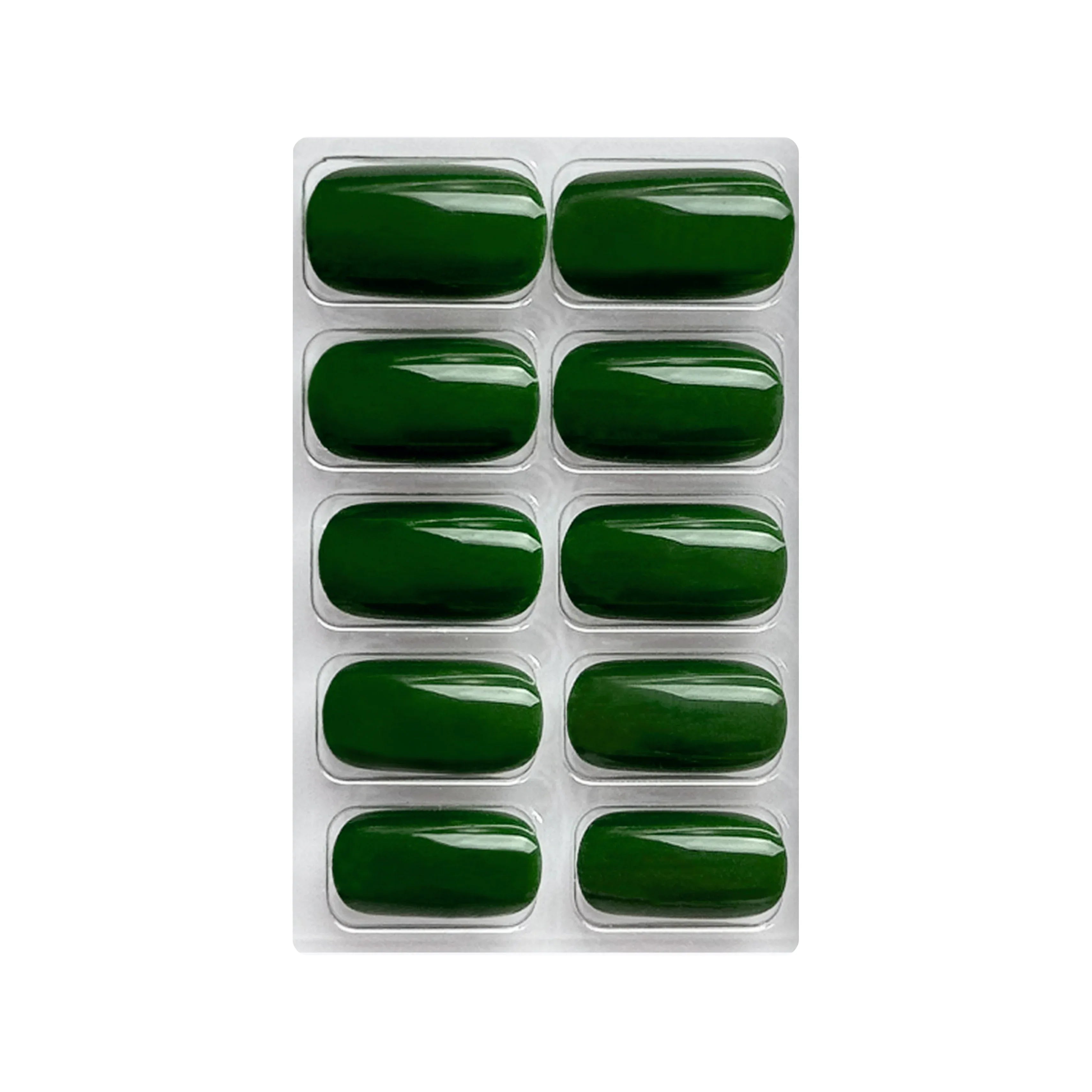 Glossy Solid Color Nails Square(SPN553-SPN604)