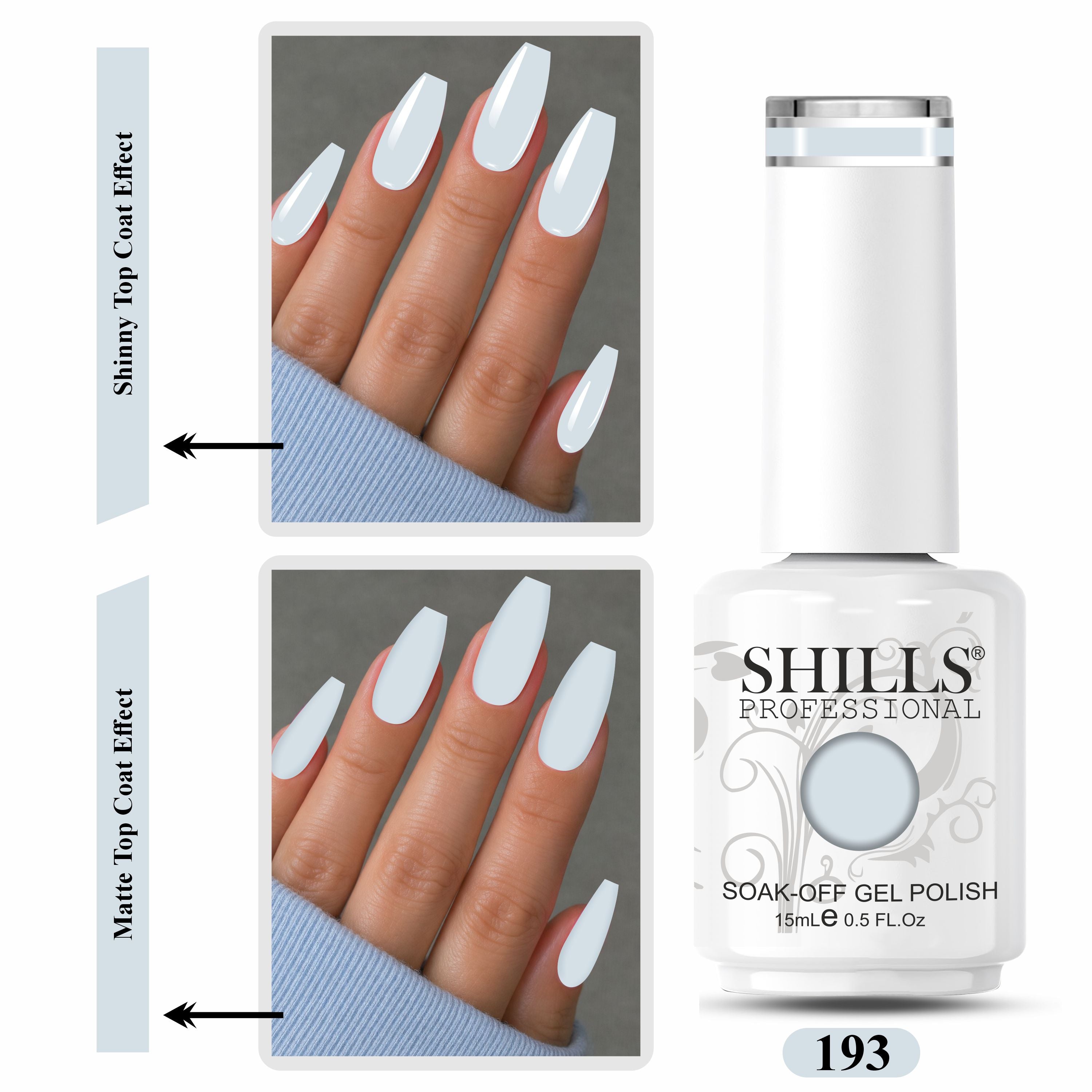 SHILLS PROFESSIONAL UV/LED Nail Polish 15ml