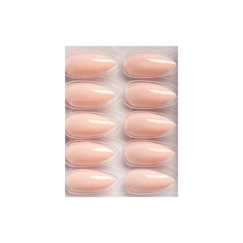 Glossy Solid Color Nails Sharp Almond(SPN631-SPN656)