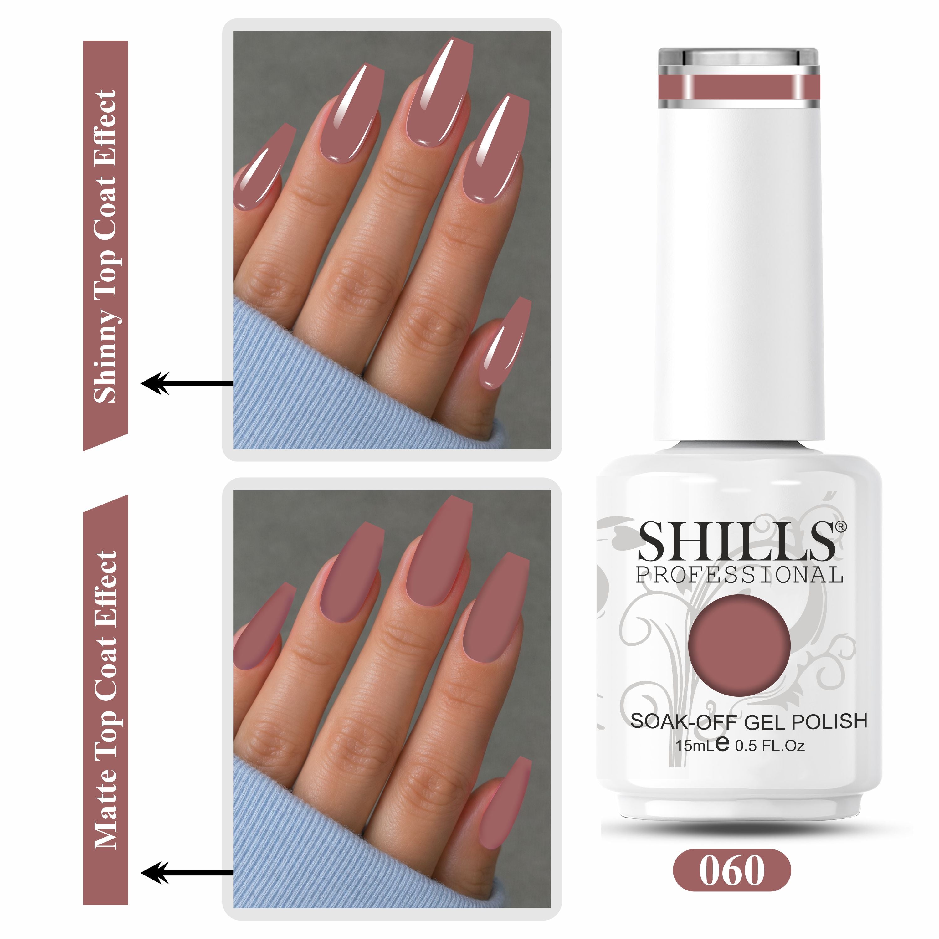 SHILLS PROFESSIONAL UV/LED Gel Nail Polish 15ml