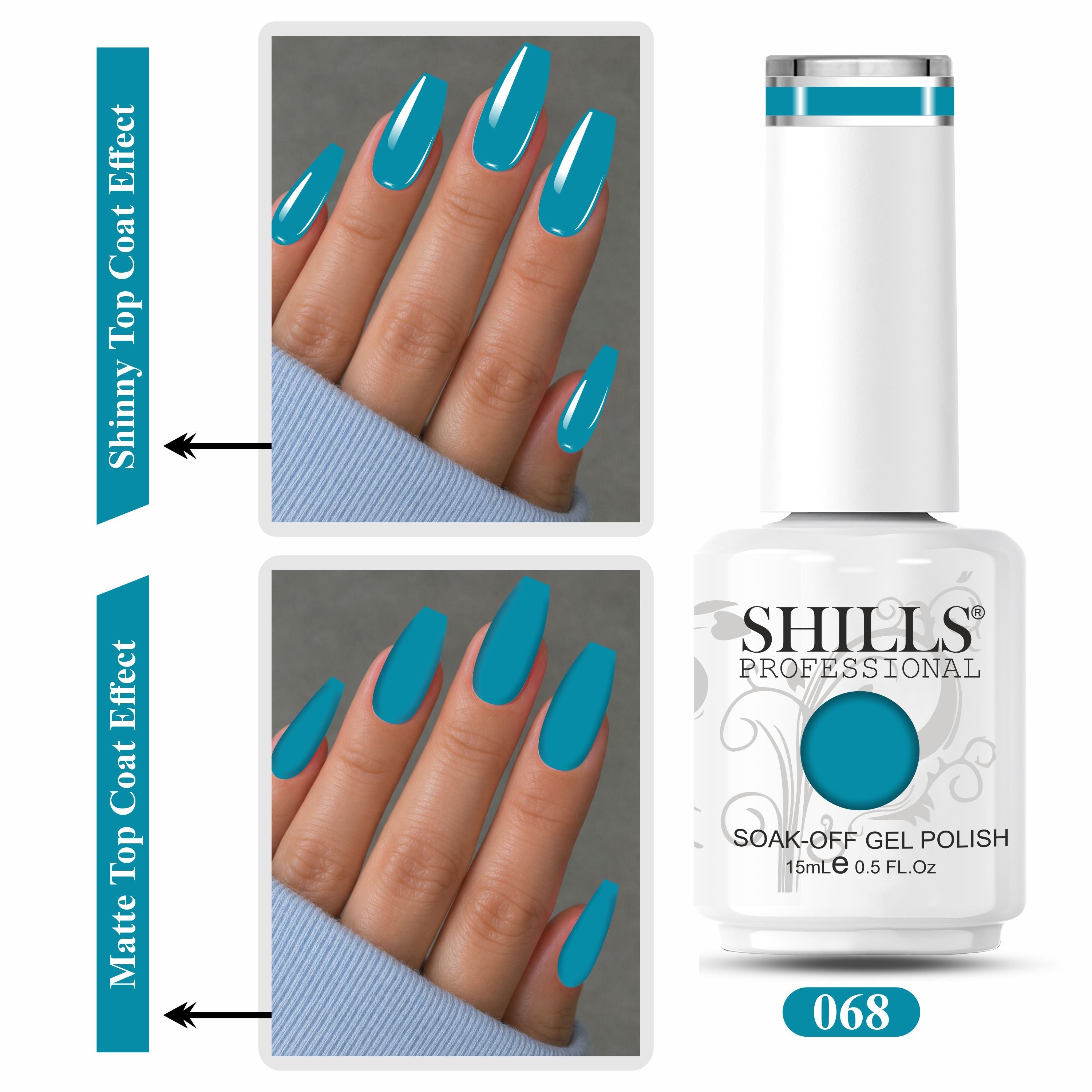 SHILLS PROFESSIONAL UV/LED Gel Nail Polish 15ml
