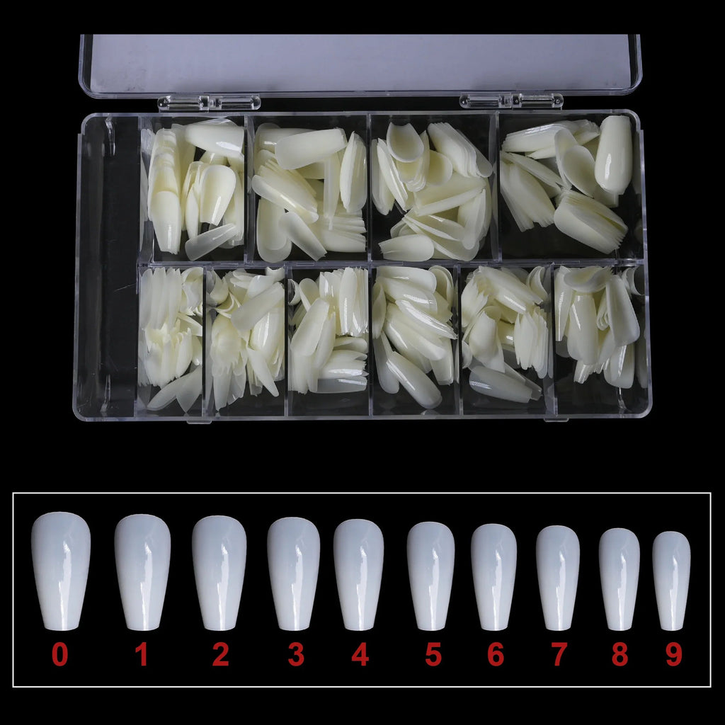 Soft Gel Matte T-Shape Tips-PT19-NATURAL