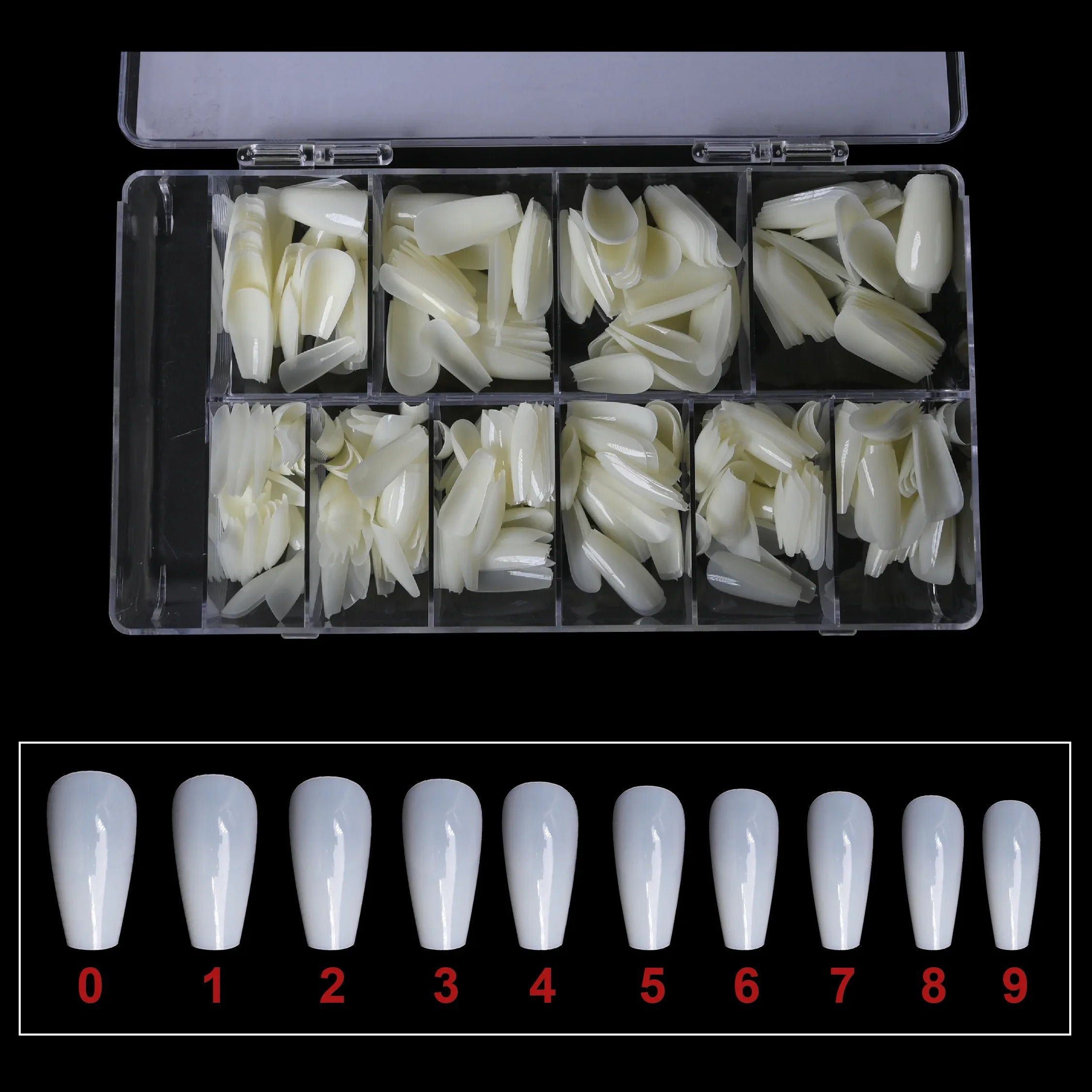 Soft Gel Matte T-Shape Tips-PT19-NATURAL