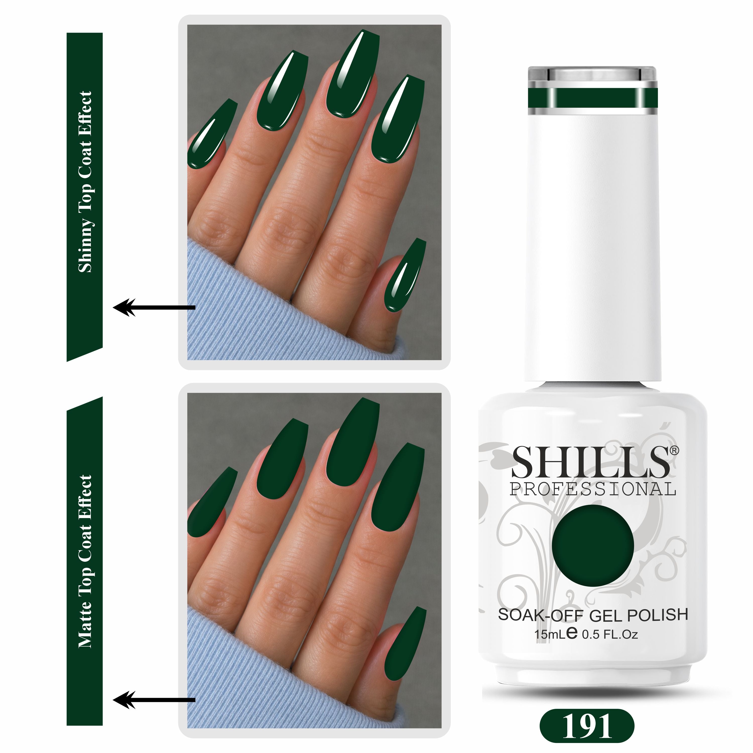 SHILLS PROFESSIONAL UV/LED Nail Polish 15ml