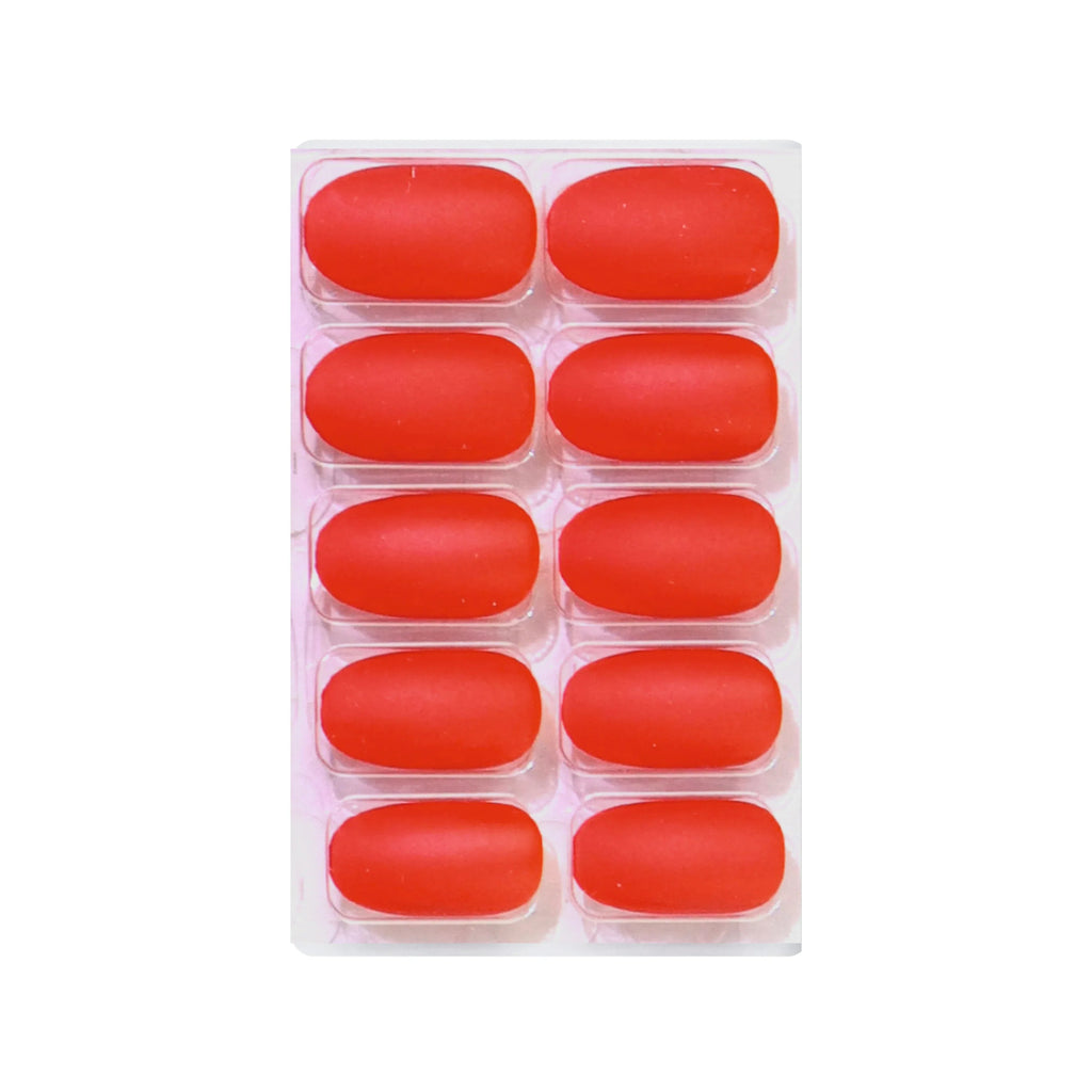 Matte Solid Color Nails Oval(SPN657-SPN666)