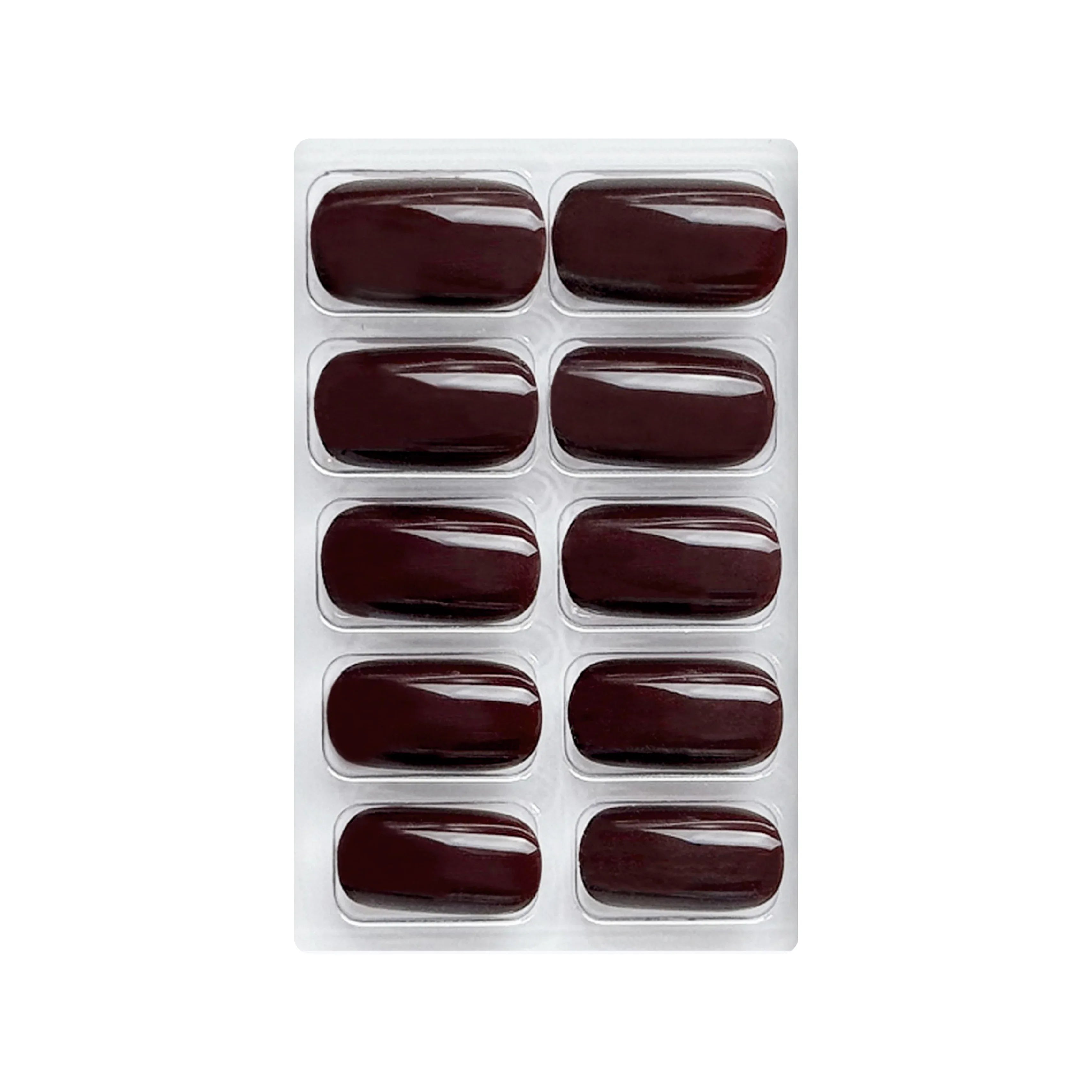 Glossy Solid Color Nails Square(SPN553-SPN604)